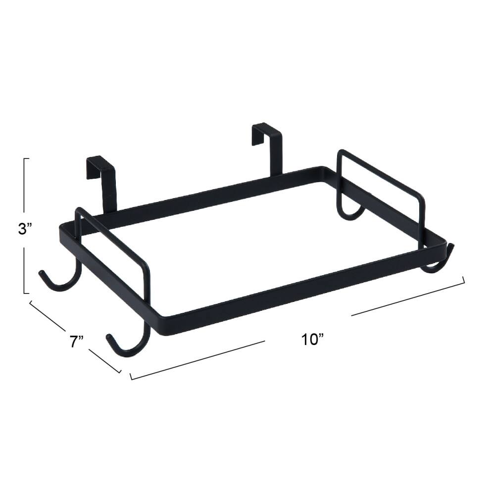 Household Essentials Metal Over the Door Trash Bag Holder