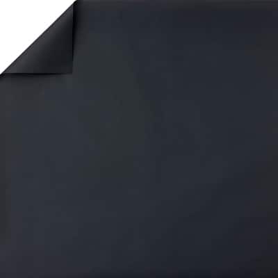 Monochrome. Our black kraft wrapping paper, matt bright white BB and  Herringbone striped black ribbon. Mi…