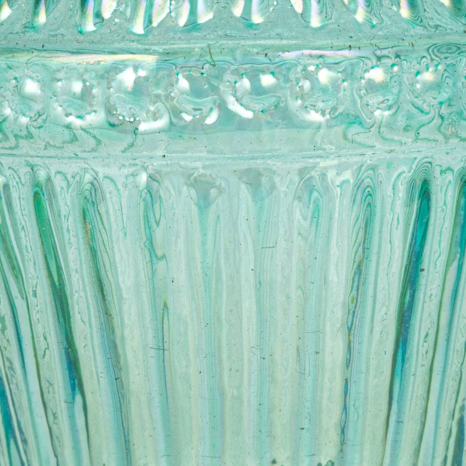 Hello Honey&#xAE; Multicolor Debossed Reclaimed Glass Vase Set