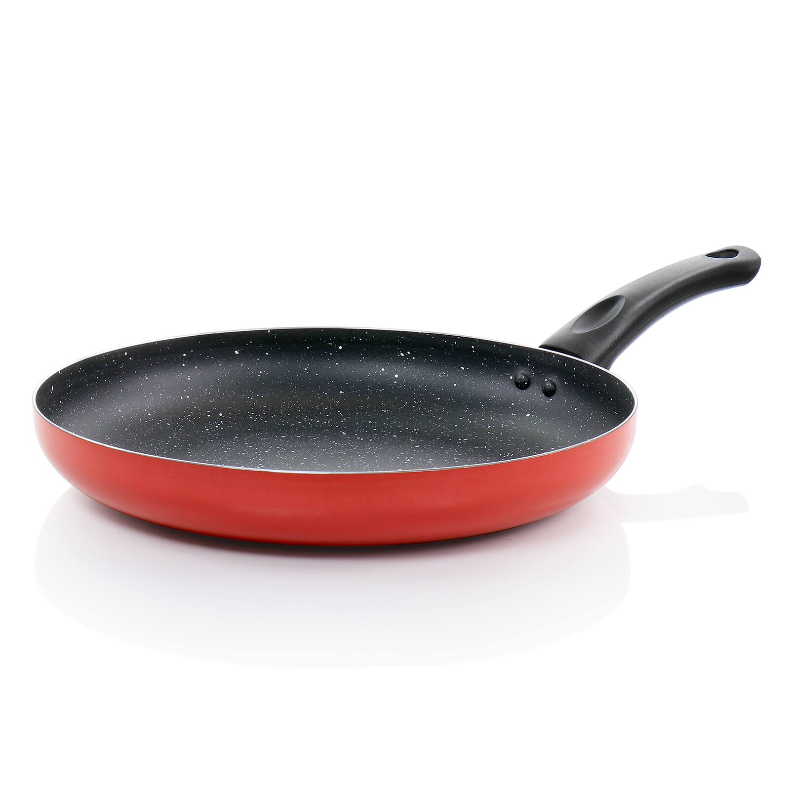 Oster Luneta 11.5" Red Aluminum Nonstick Frying Pan