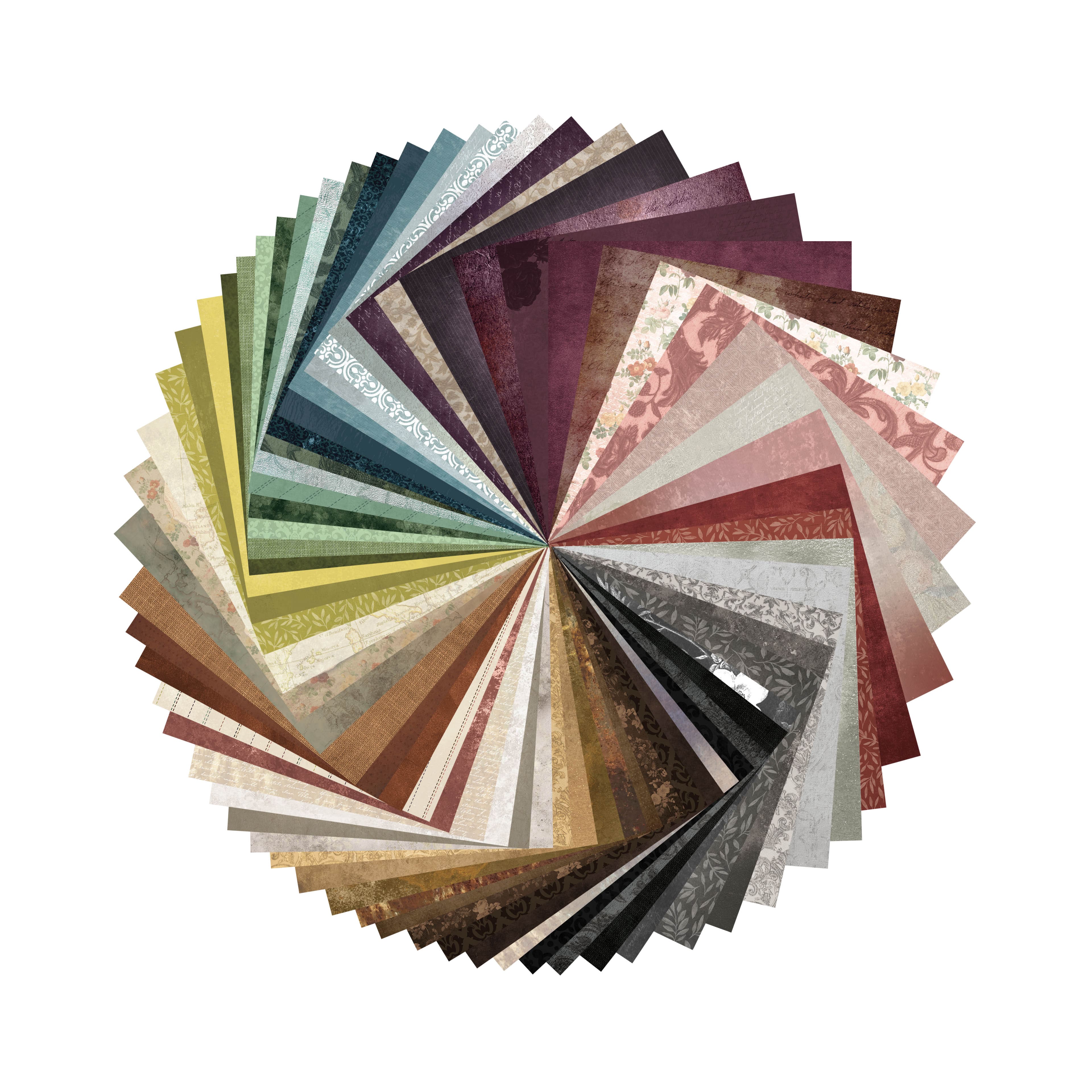 12" x 12" Vintage Paper Pad by Recollections™, 180 Sheets