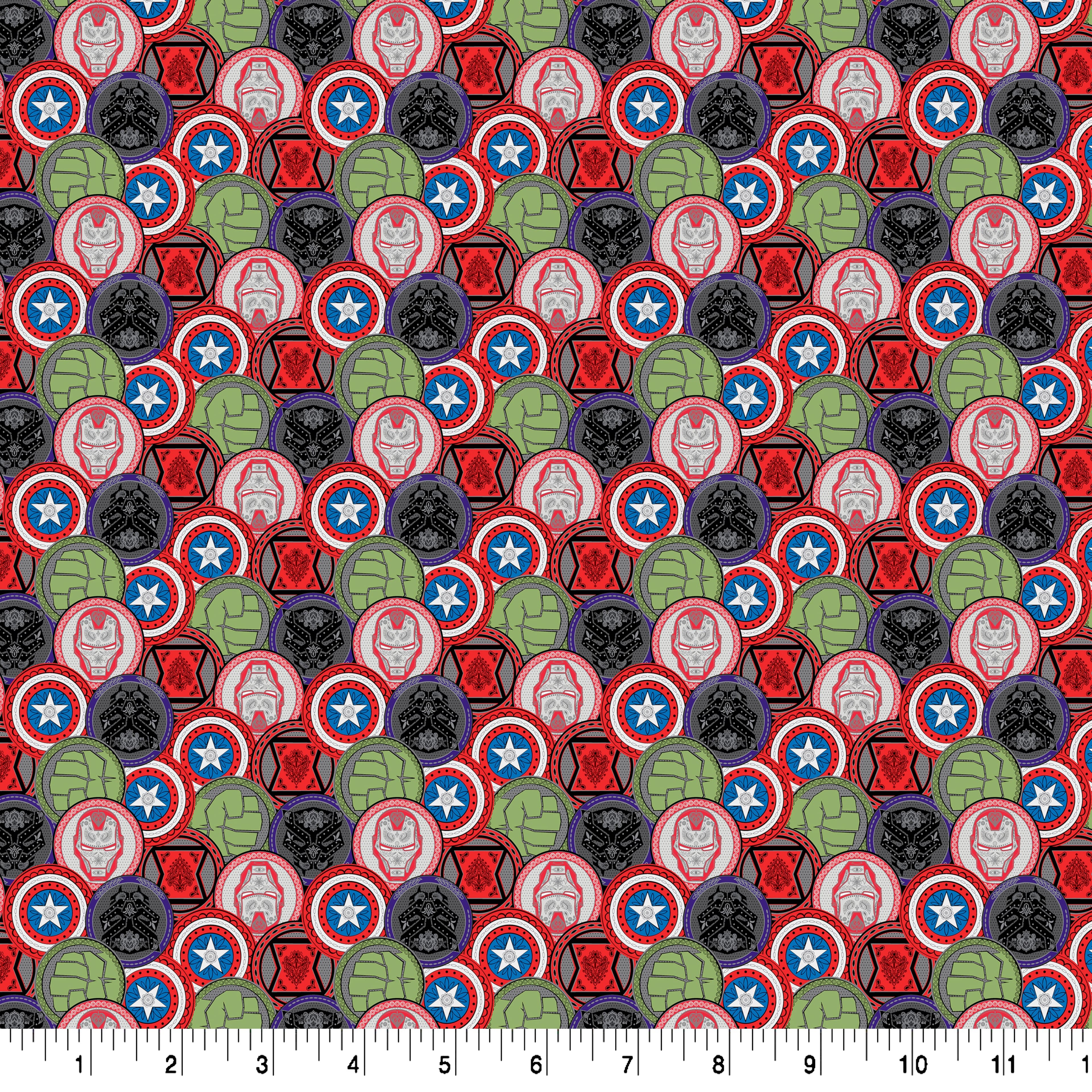 Marvel&#xAE; Avengers Coins Cotton Fabric