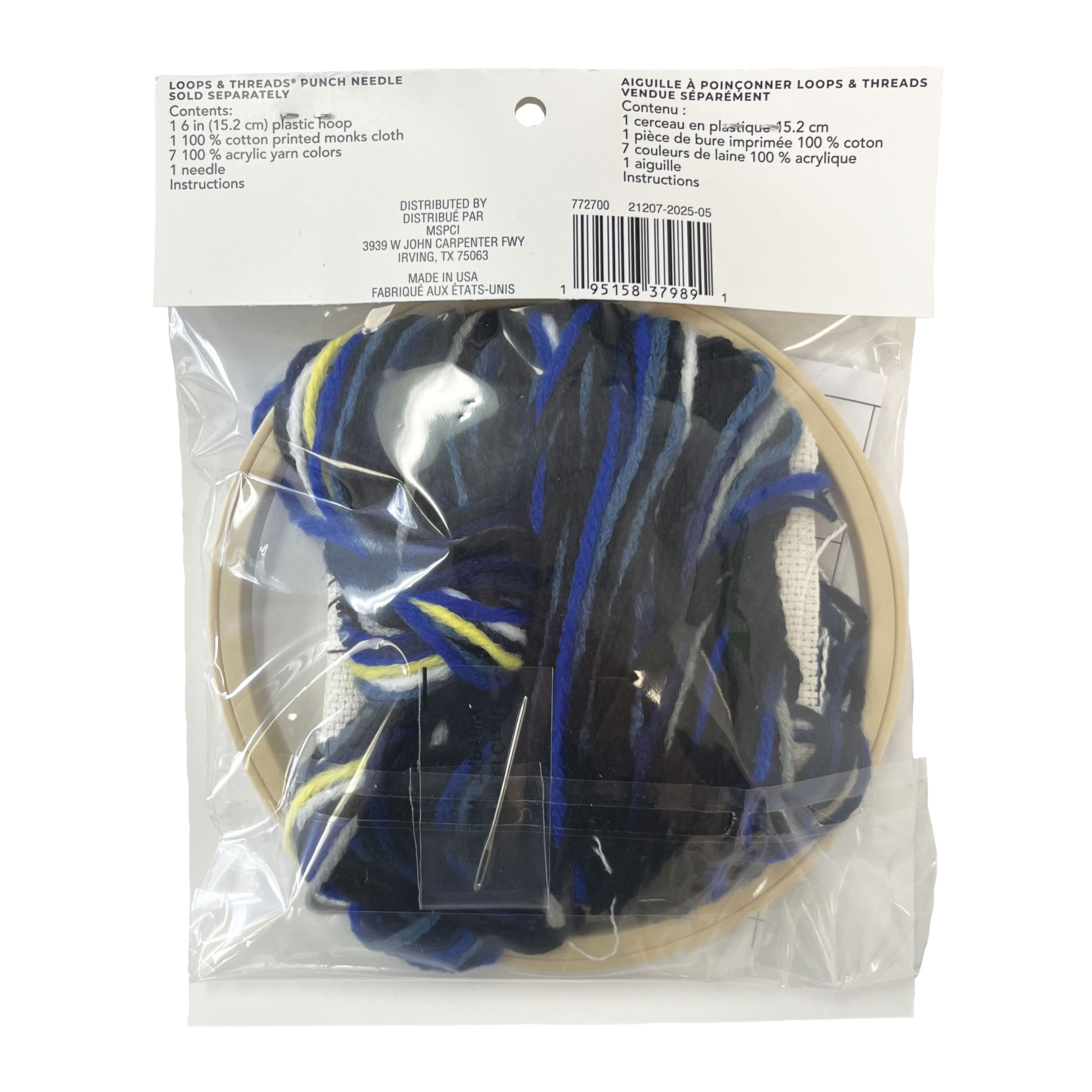6&#x22; Night Sky Punch Needle Kit by Loops &#x26; Threads&#xAE;
