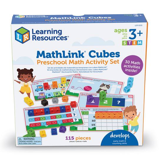 Learning Resources Mathlink Cubes Preschool Math Activity Set | Michaels