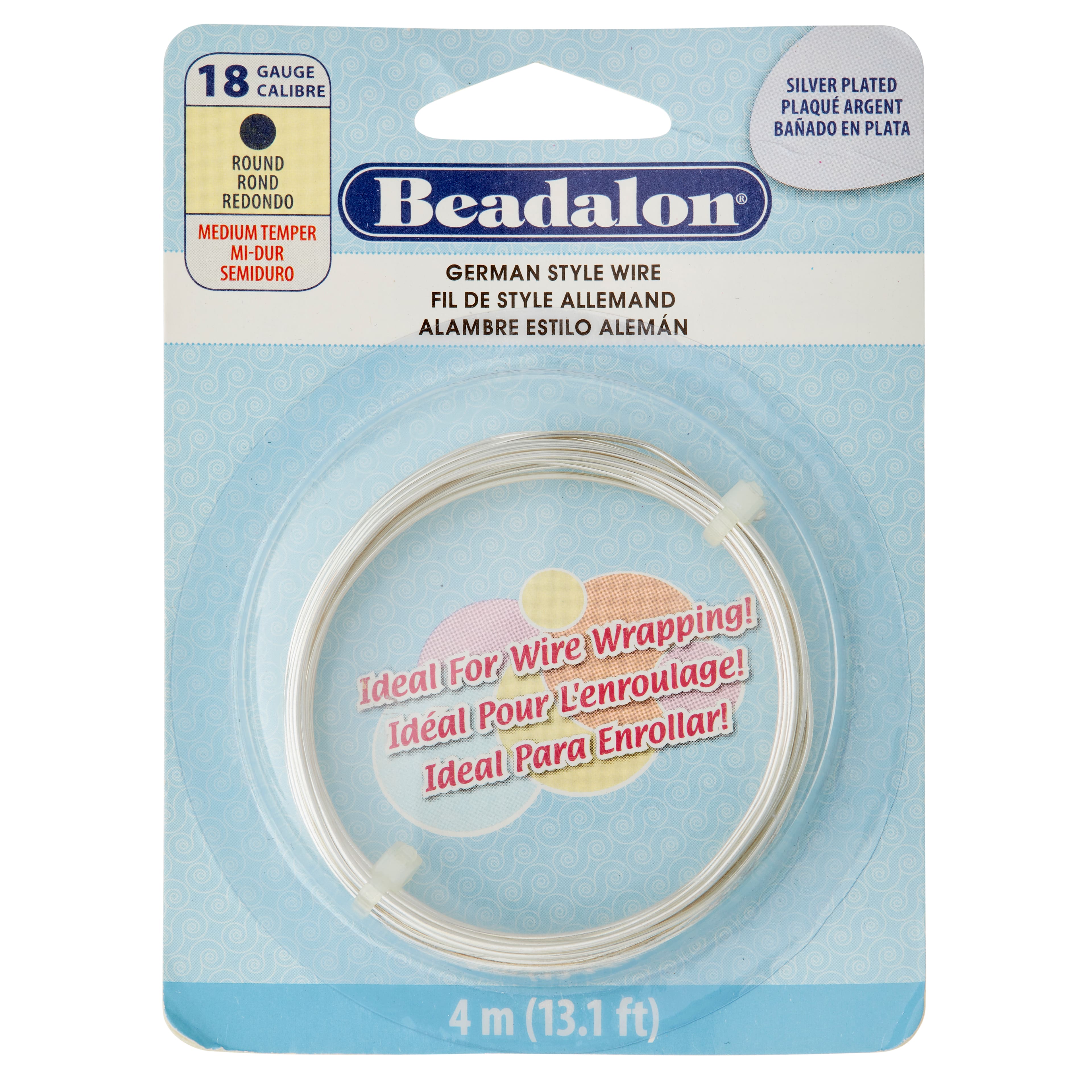 9 Pack: Beadalon&#xAE; 18 Gauge Round German Style Wire
