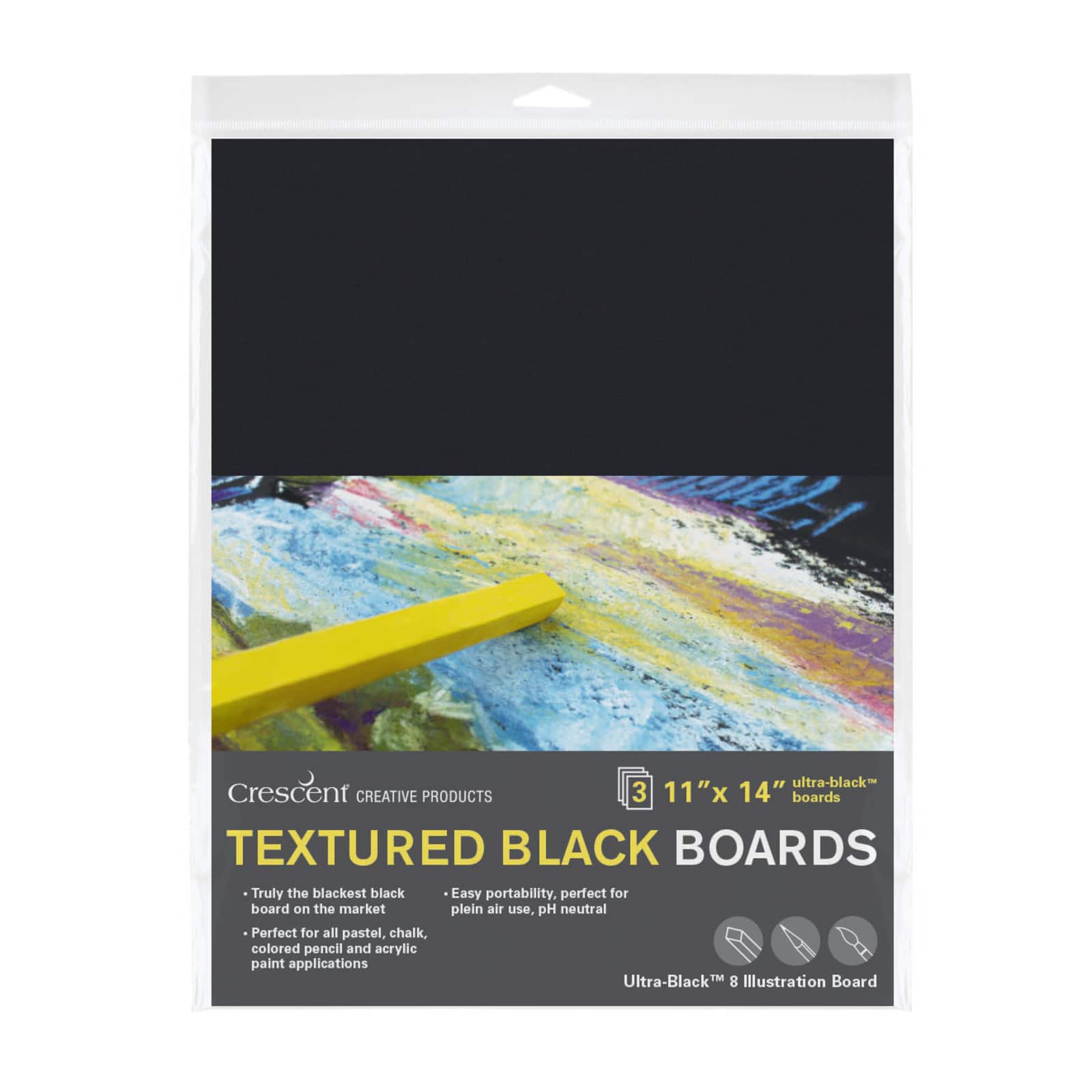 Crescent&#xAE; Ultra-Black&#x2122; Textured Boards