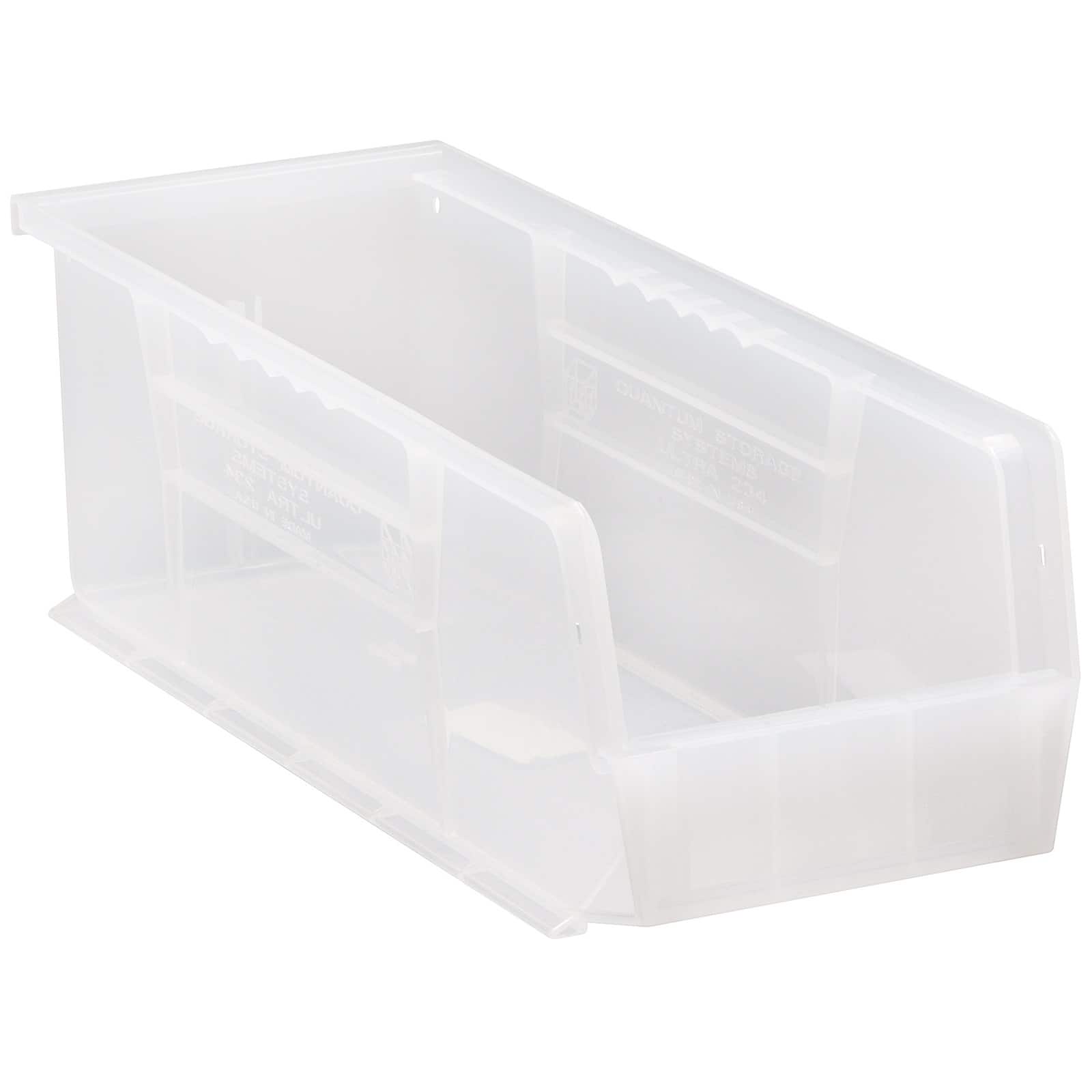 Quantum Storage Systems® Clear ULTRA Stack & Hang Bin