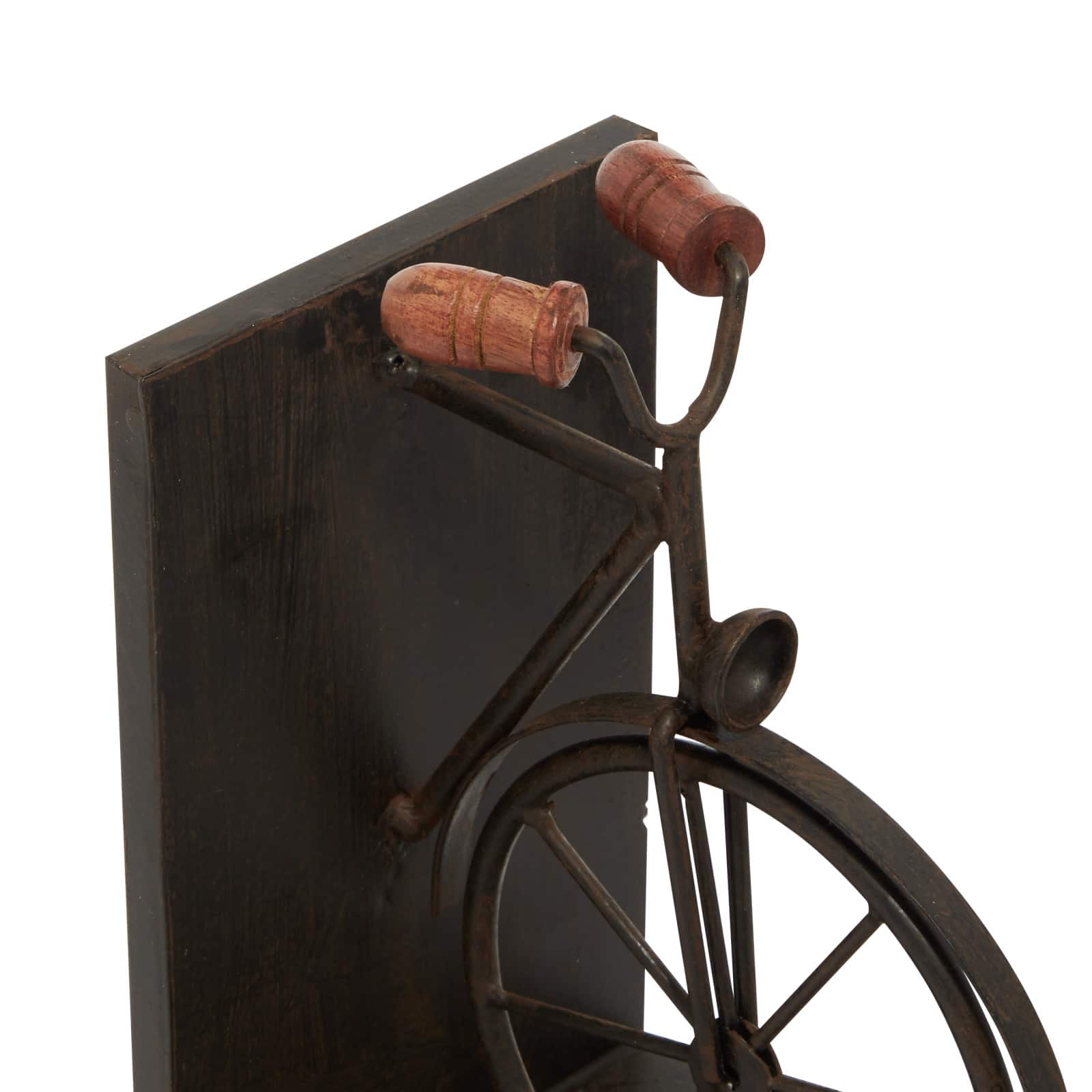 9&#x22; Contemporary Bicycle Iron Bookend Set