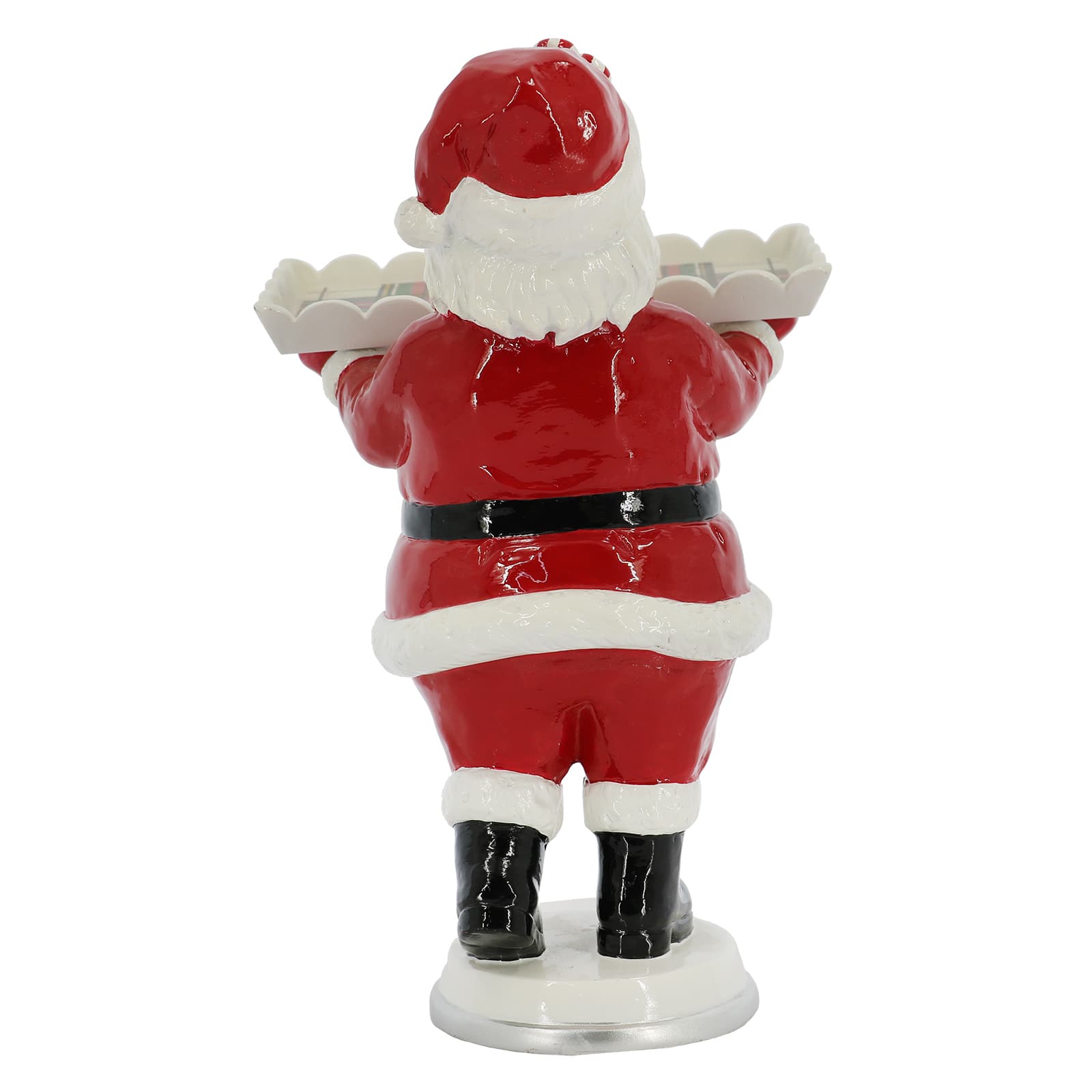 11.5&#x22; Santa Holding a Tray Tabletop D&#xE9;cor by Ashland&#xAE;