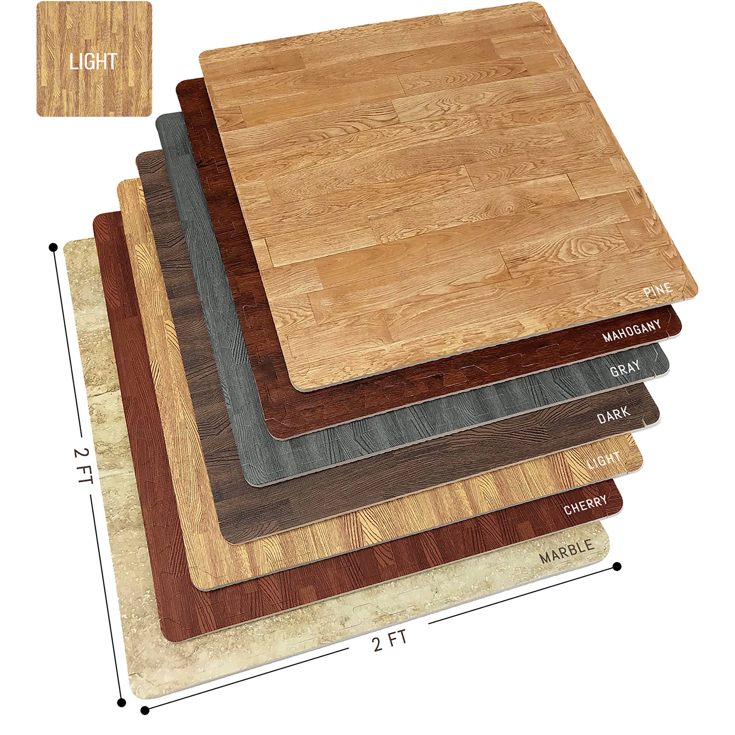 Sorbus 24" Interlocking Floor Tile Mats, 12ct.
