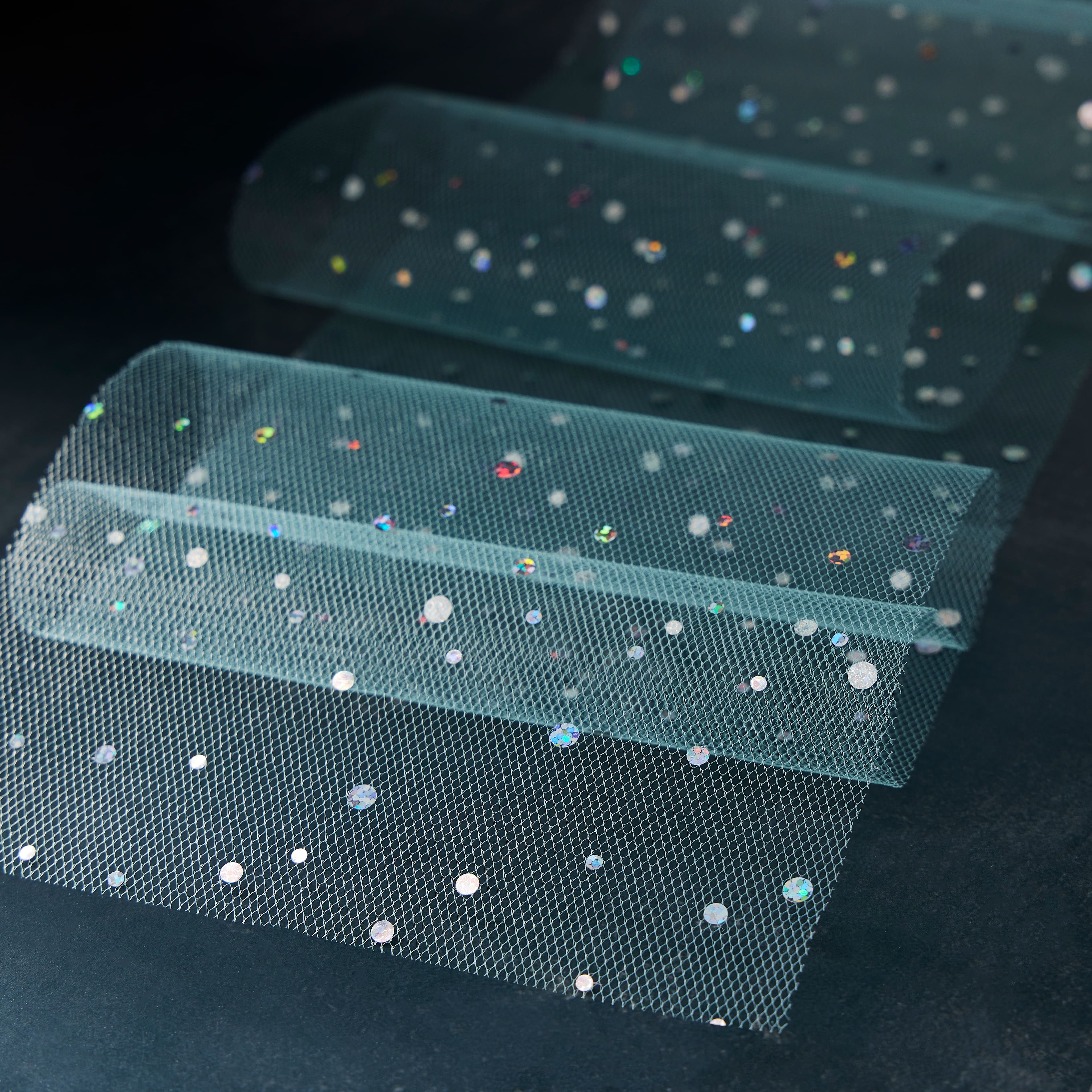 24 Pack: 6" Holographic Dot Tulle by Celebrate It™