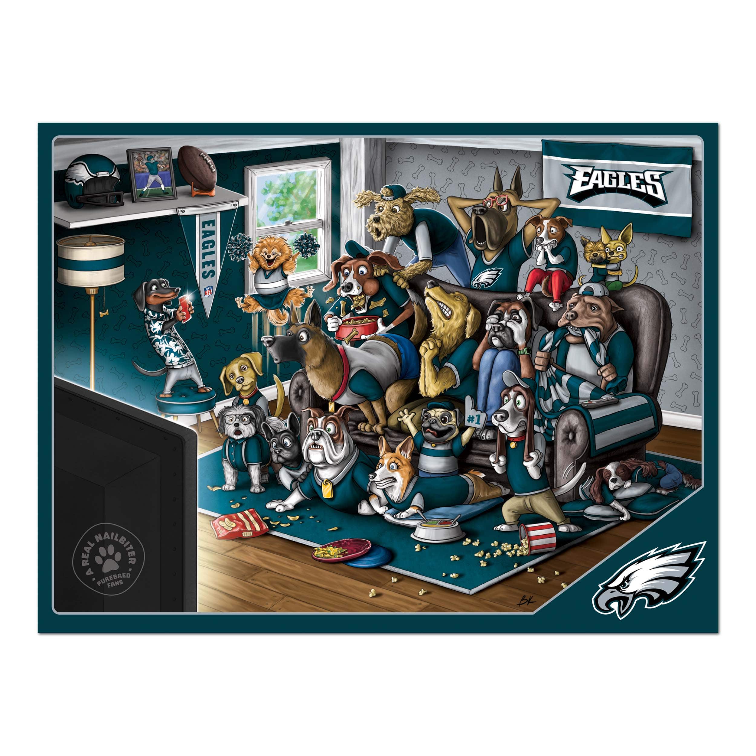 NFL Purebred Fans A Real Nailbiter 500 Piece Puzzle