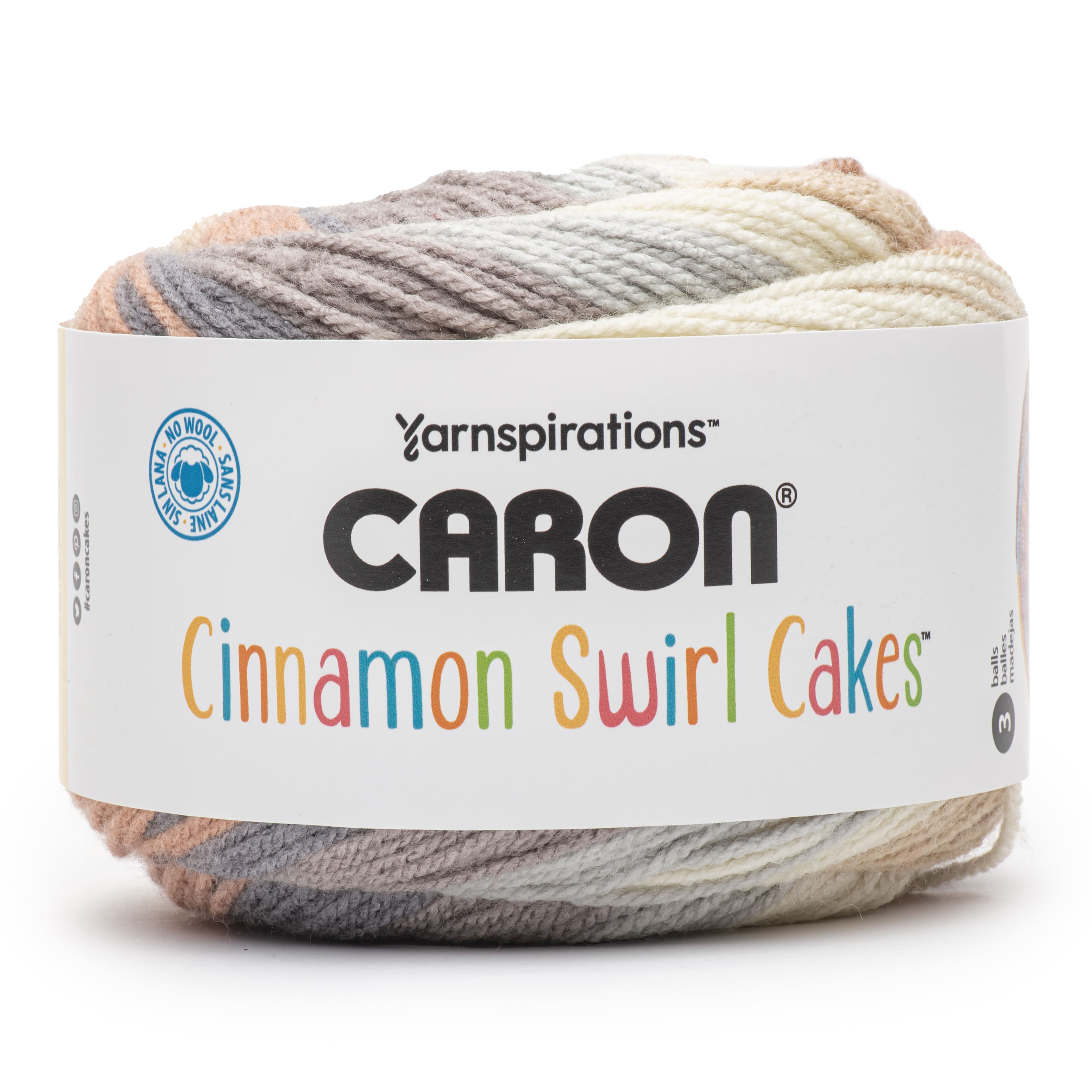 Caron® Cinnamon Swirl Cakes™ Yarn