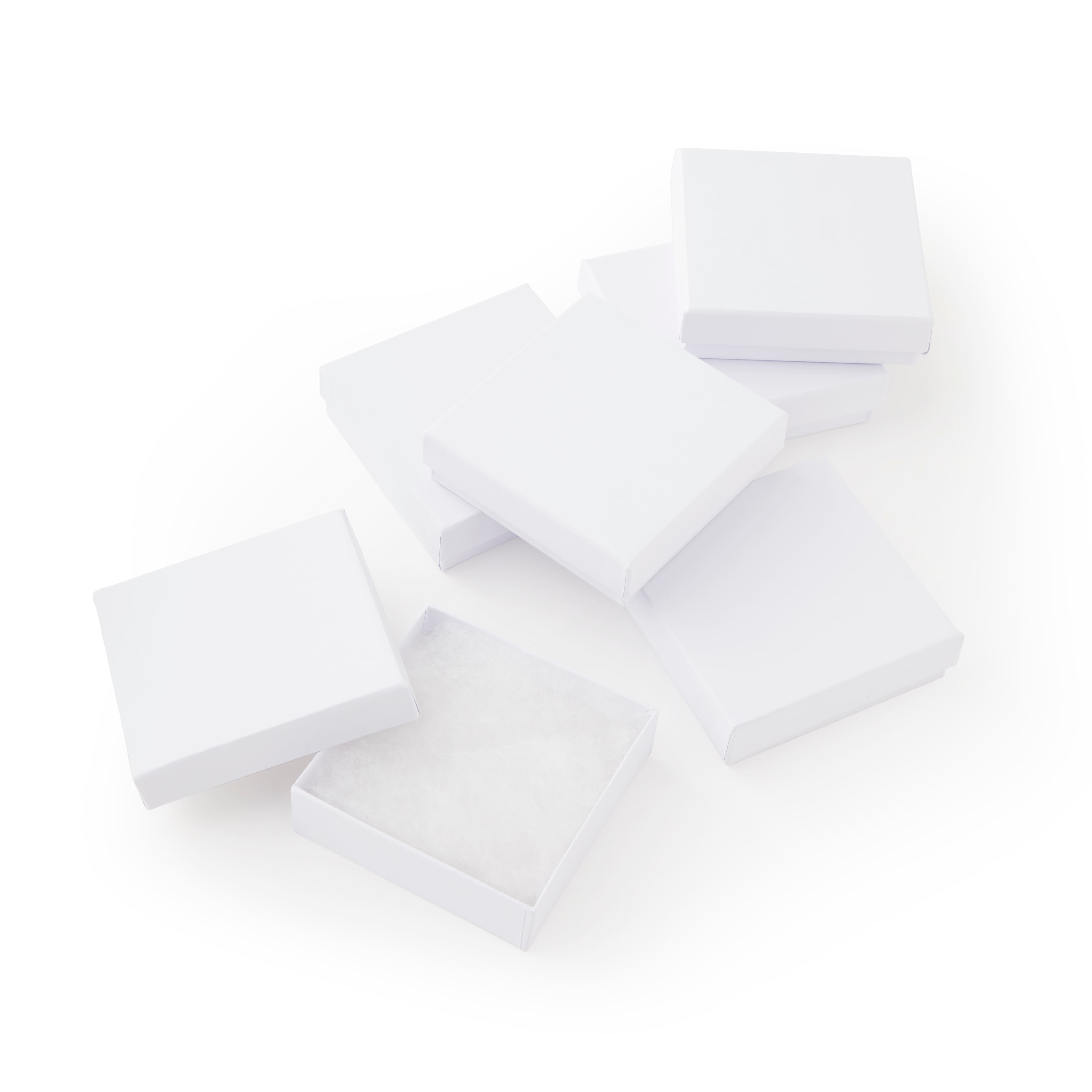 12 Packs: 6 ct. (72 total) White Bracelet Boxes by Bead Landing&#x2122;