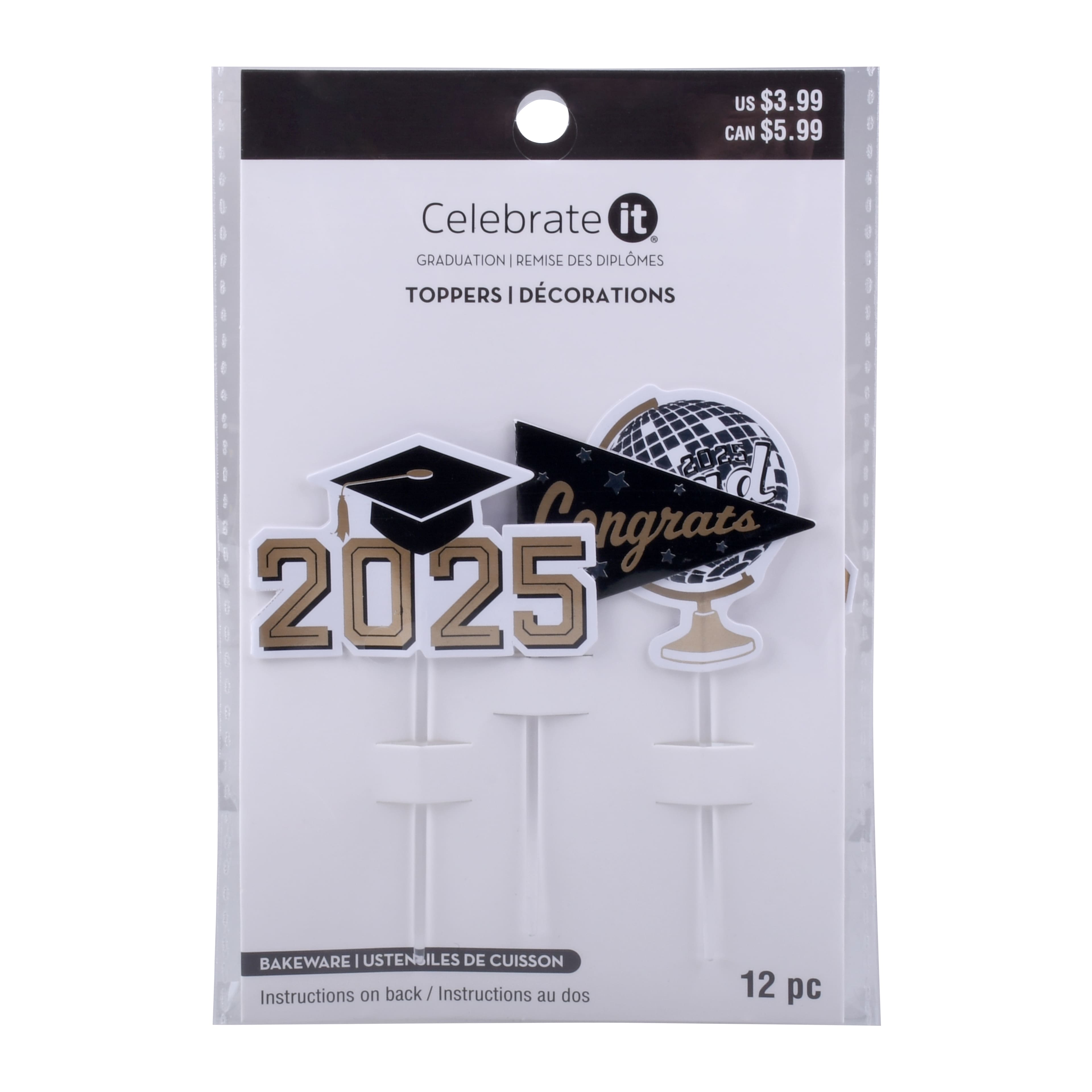 2025 Graduation Cupcake Toppers by Celebrate It&#xAE;