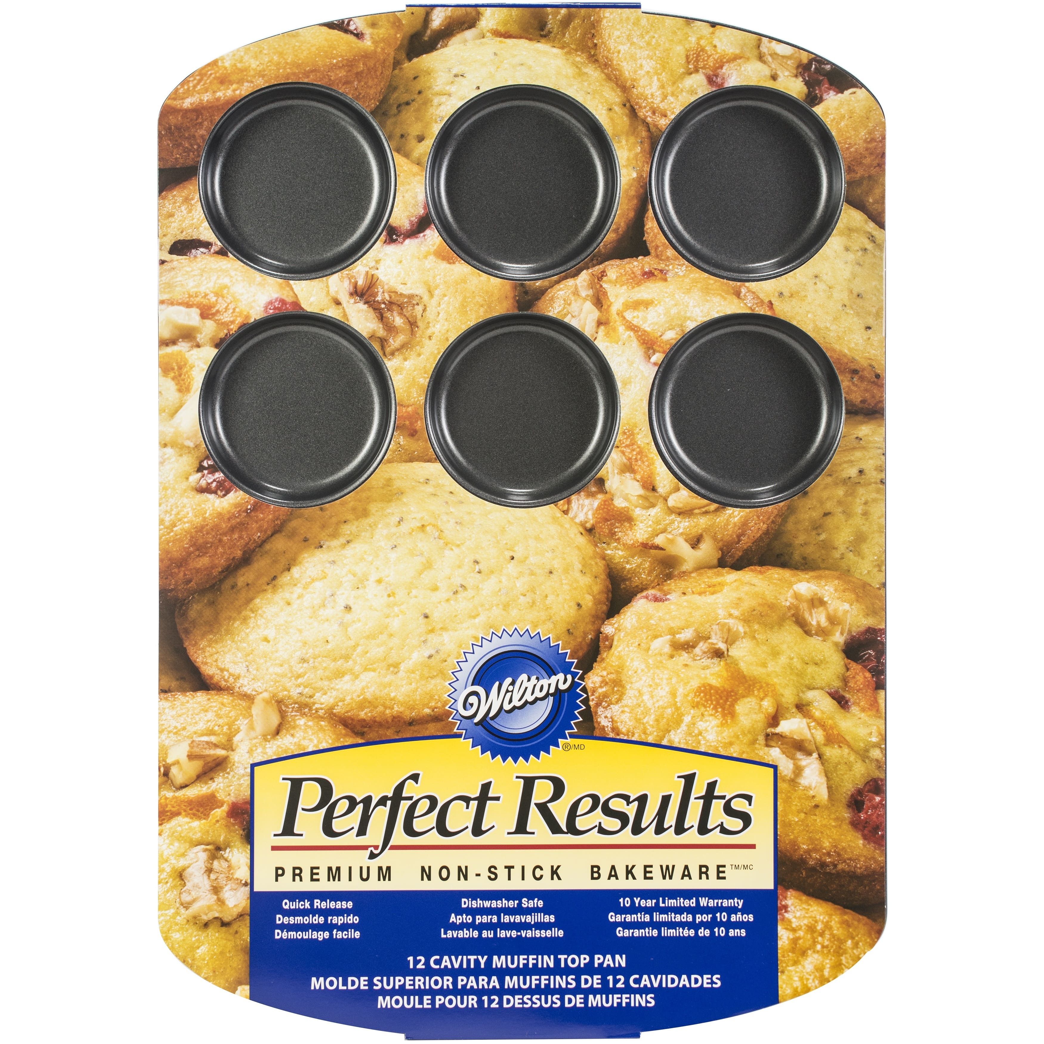  Norpro Puffy Muffin Top Pan Makes 6 Non Stick High Rise Crown  4 Wide .5 Deep: Muffin Top Pan: Home & Kitchen