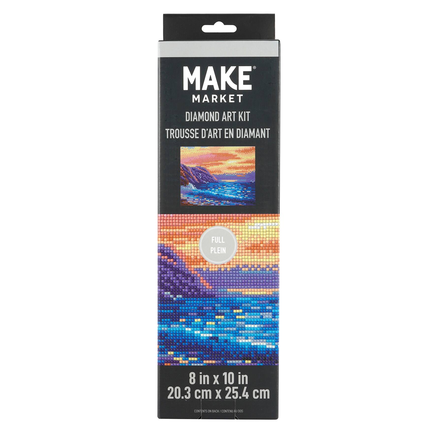 Make Market Seascape Painting Diamond Art Kit - 8 x 10 in
