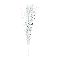 17" Glitter Tinsel Spray Pick by Ashland®