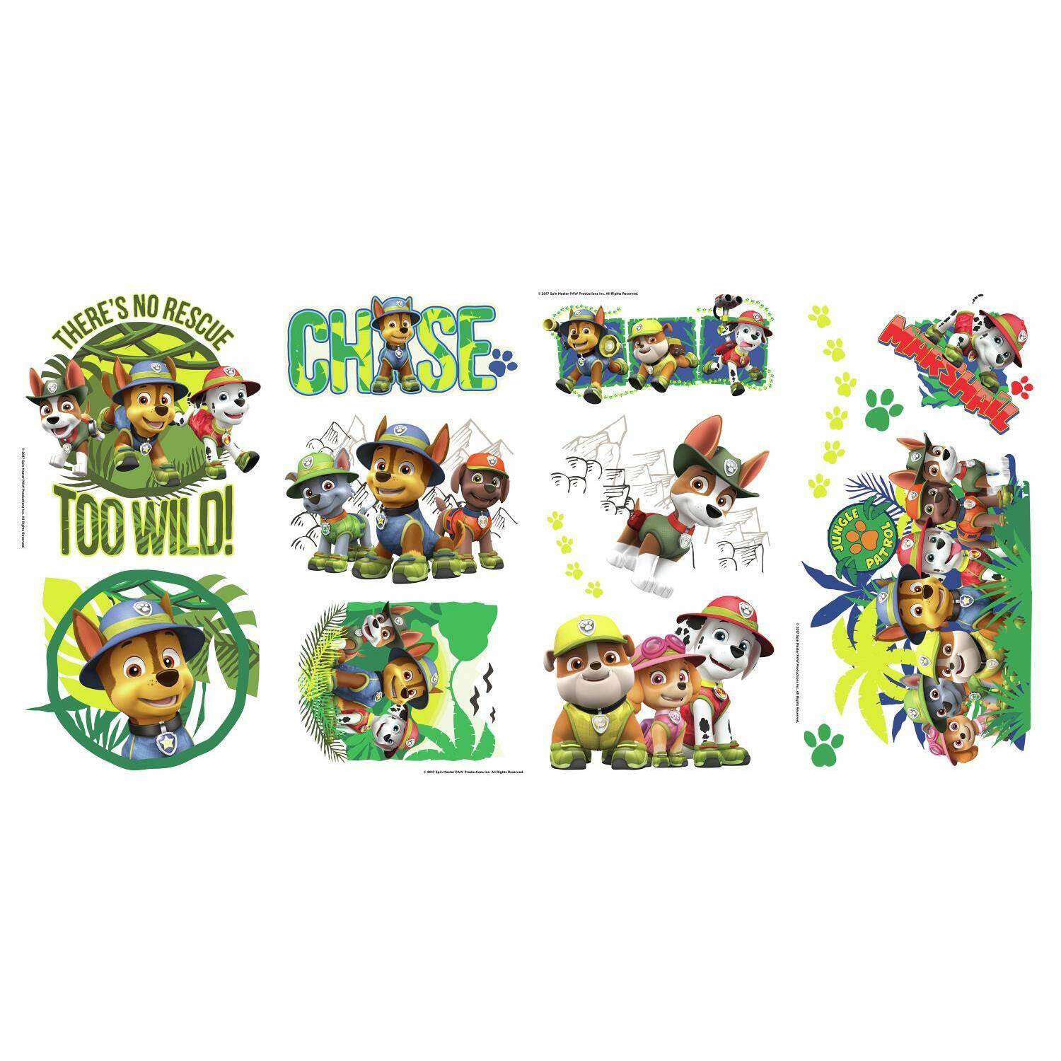 RoomMates Jungle Paw Patrol Peel & Stick Wall Decals Michaels