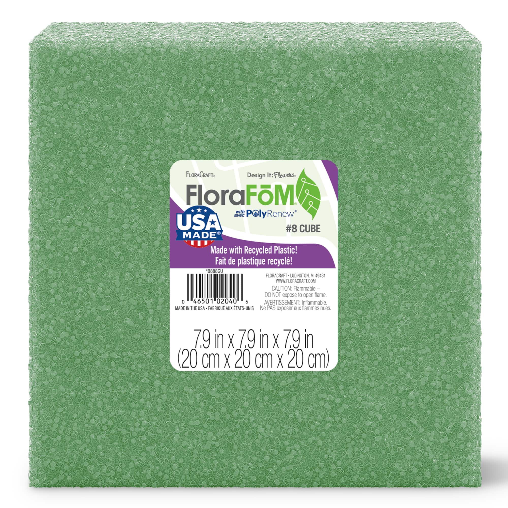 12 Pack: FloraCraft® FloraFōM® Green Foam Cube