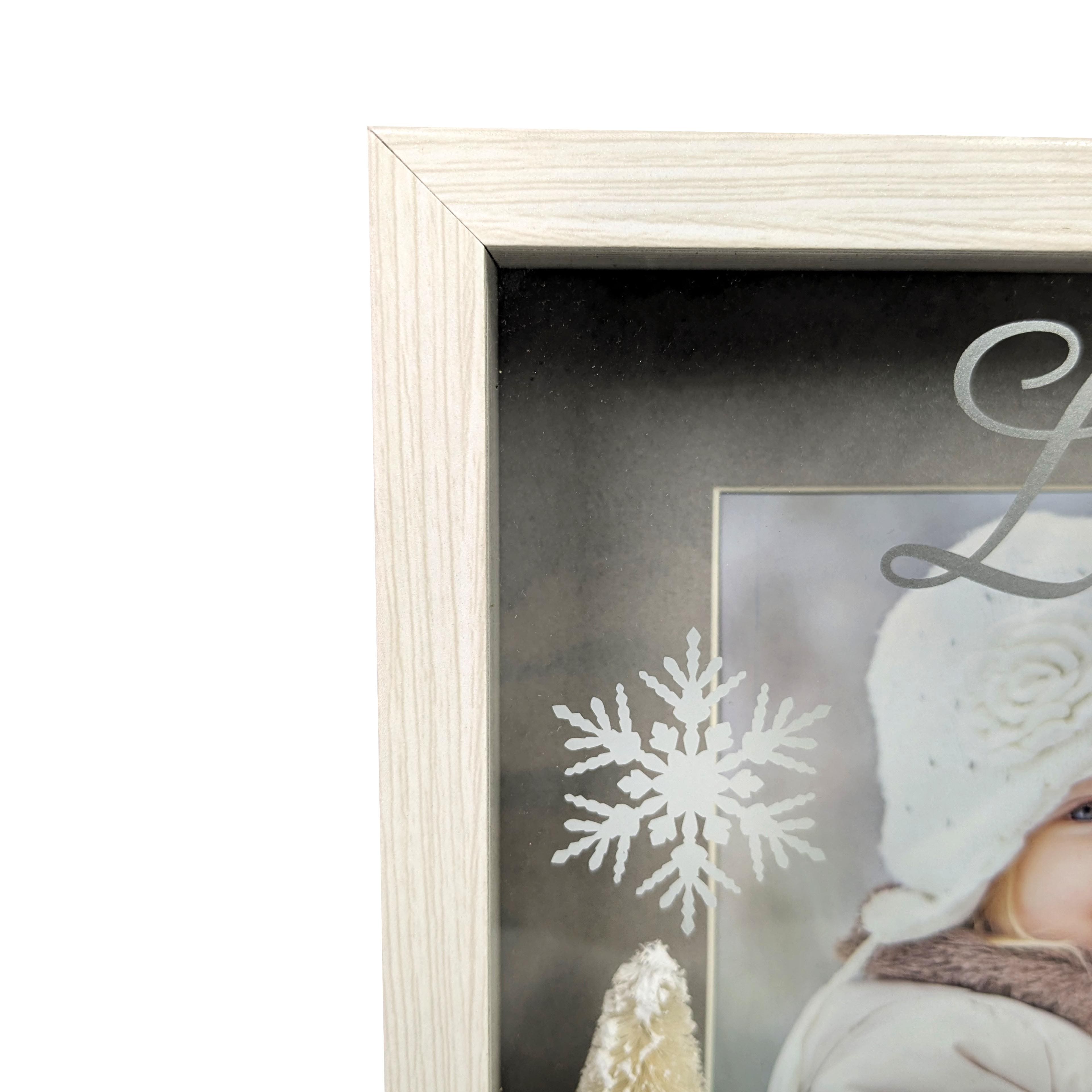 5&#x22; x 7&#x22; LED Let it Snow Tabletop Frame by Studio D&#xE9;cor&#xAE;