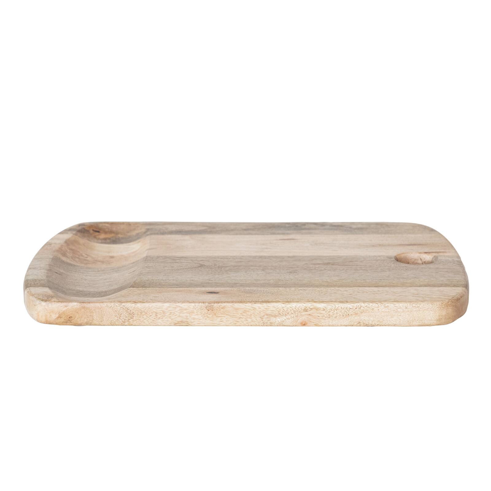 Hello Honey® 18" Natural Culinary Craftsman Mango Wood Cheese & Cutting Board