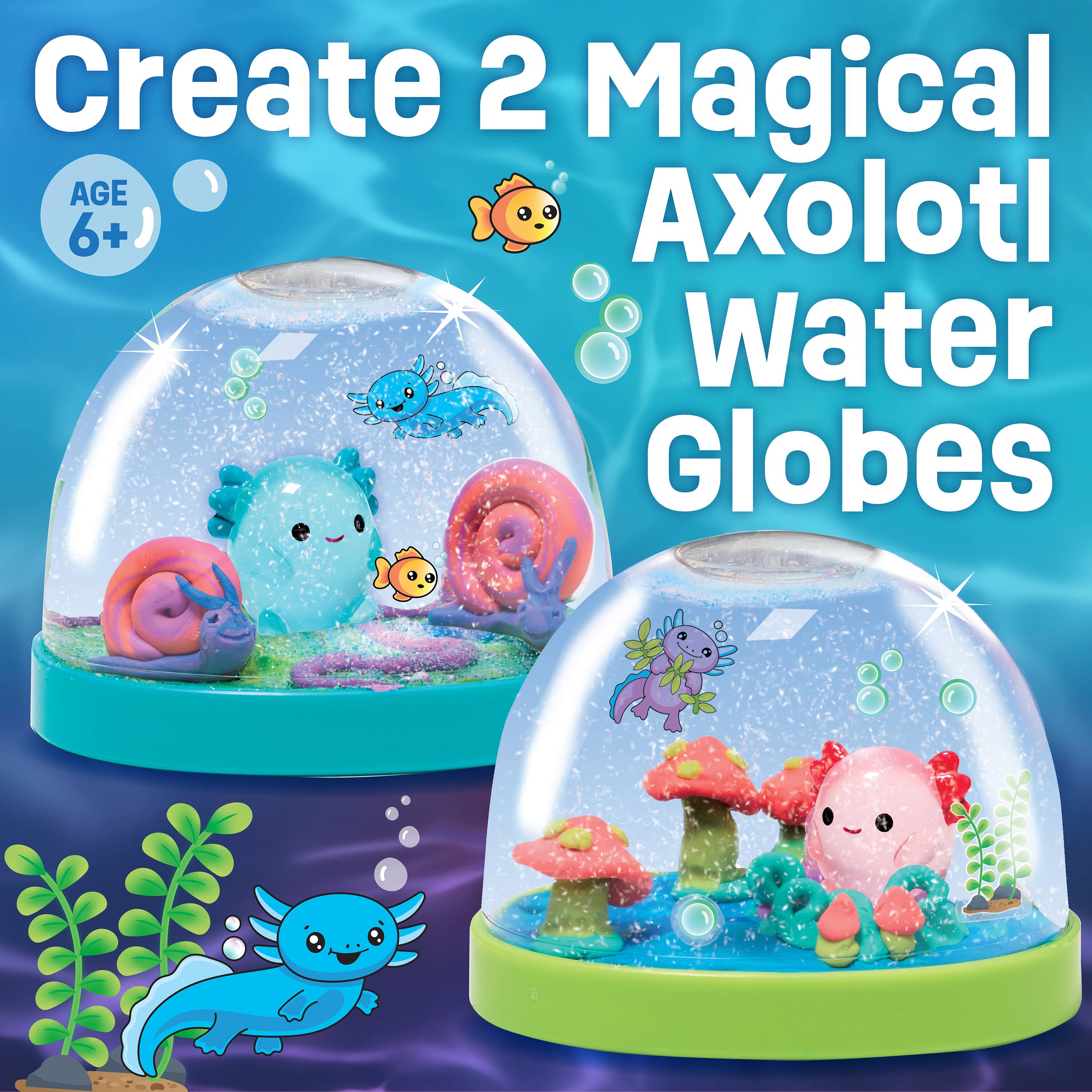Creativity for Kids MYO Water Globes Axolotl Kit