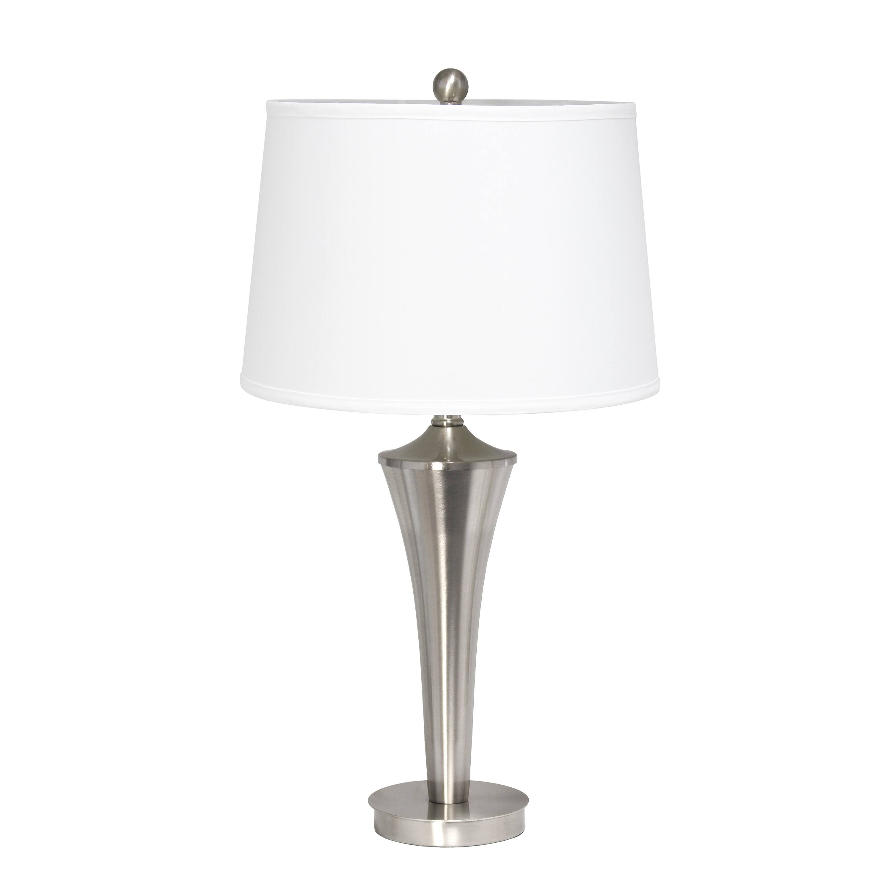 Lalia Home Vienna Brushed Nickel Lamp Set