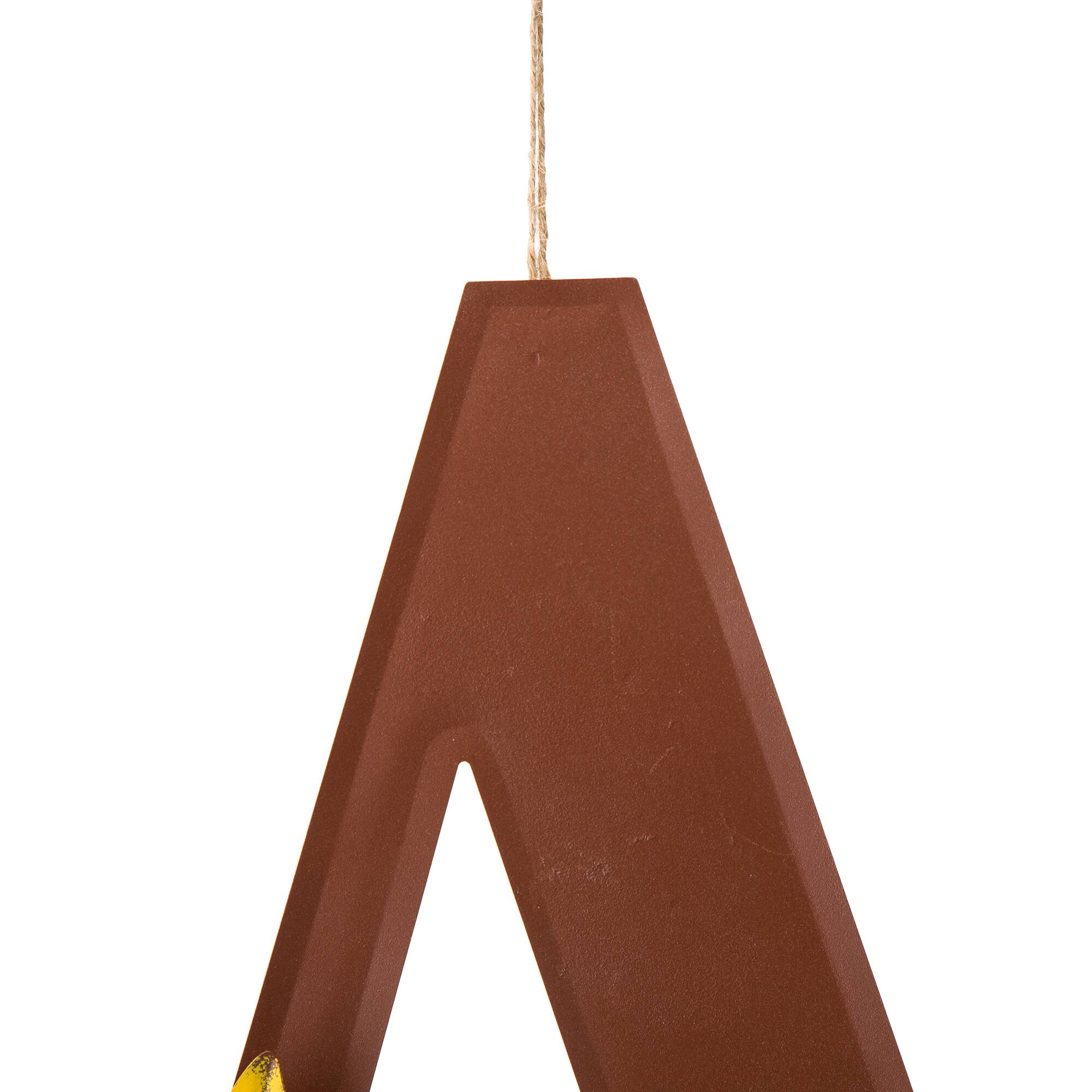 Glitzhome&#xAE; 24&#x22; Fall Metal Yard Stake or Standing D&#xE9;cor