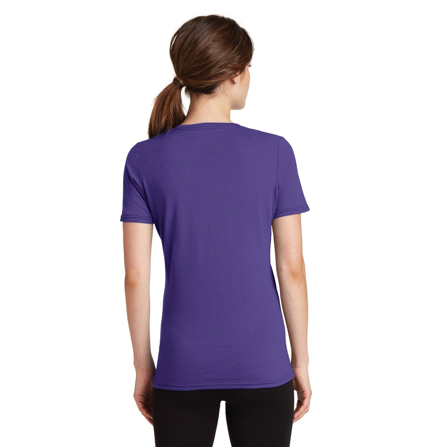 Port & Company® Colors Ladies Performance Blend V-Neck T-Shirt