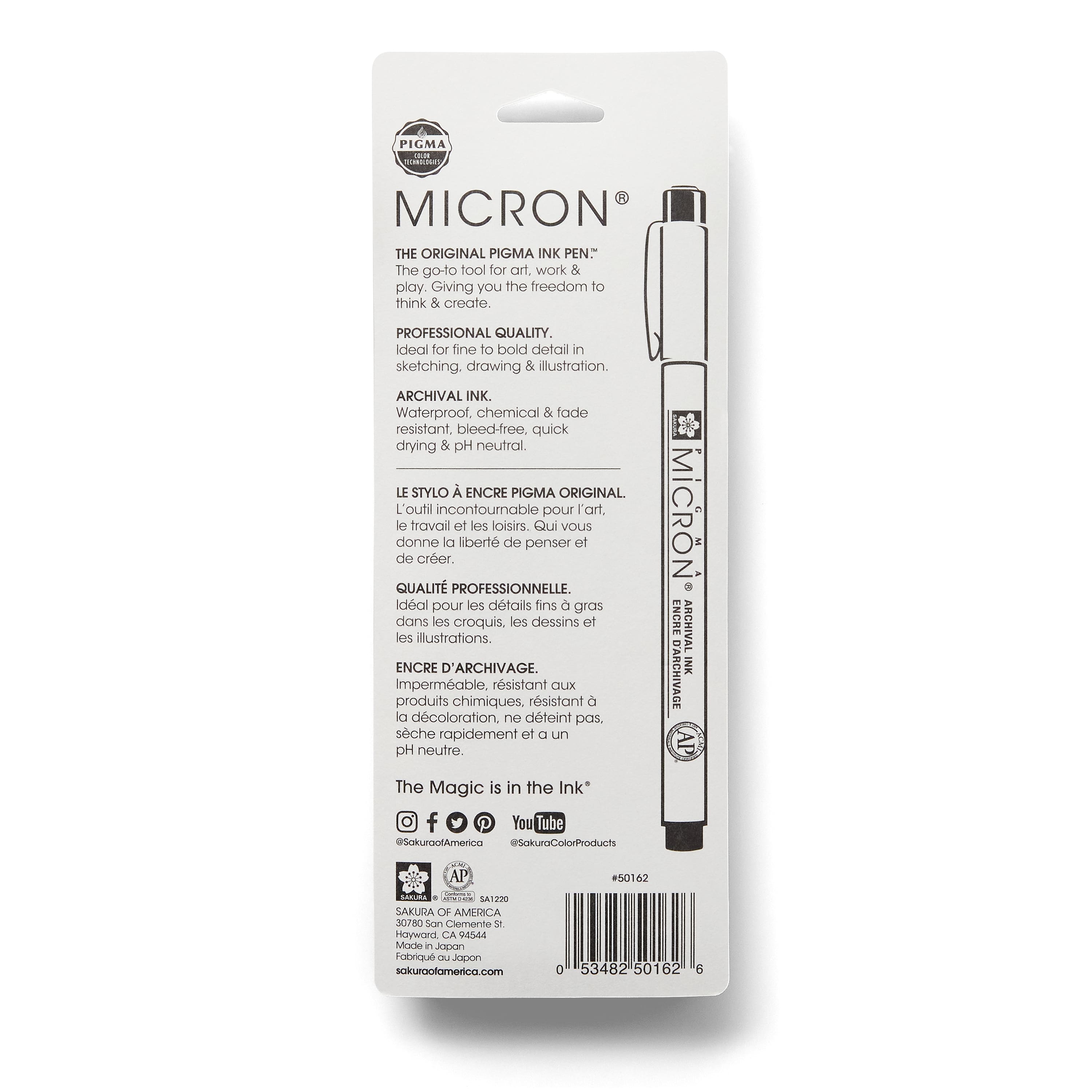 Micron&#xAE; Fine &#x26; Bold Line Light Cool Gray Pen Set