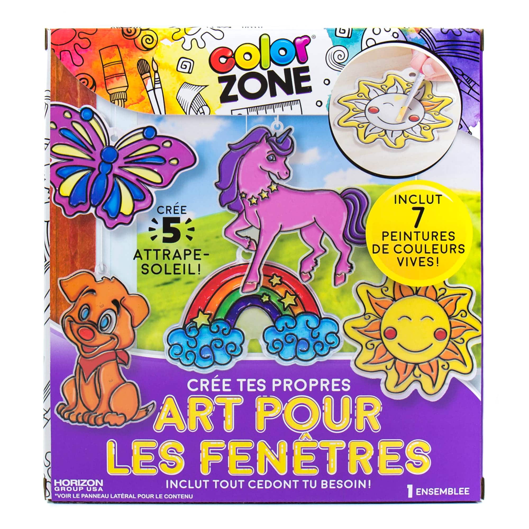 12 Pack: Color Zone&#xAE; Create Your Own Window Art
