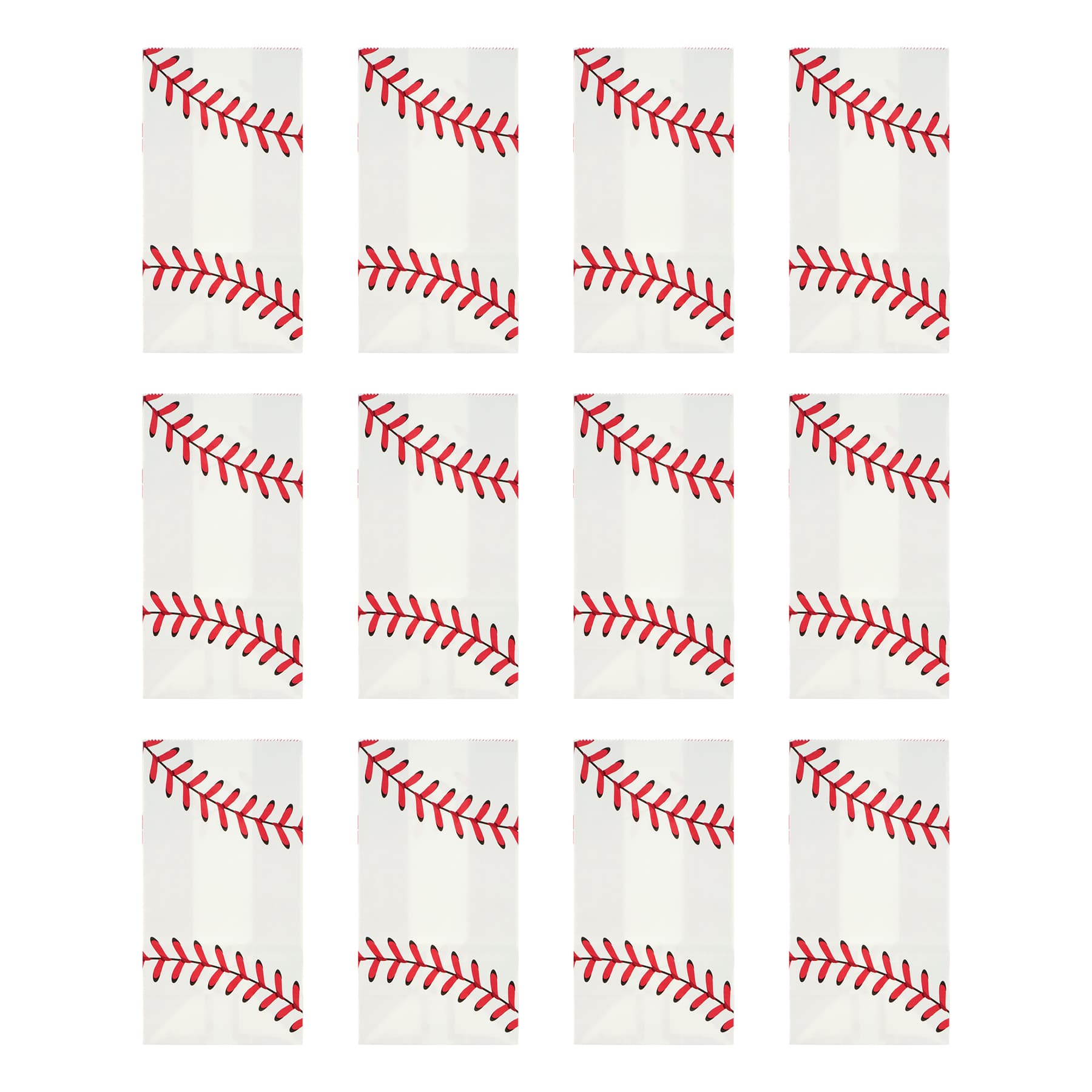Baseball Favor Bags, 12ct. by Celebrate It&#x2122;