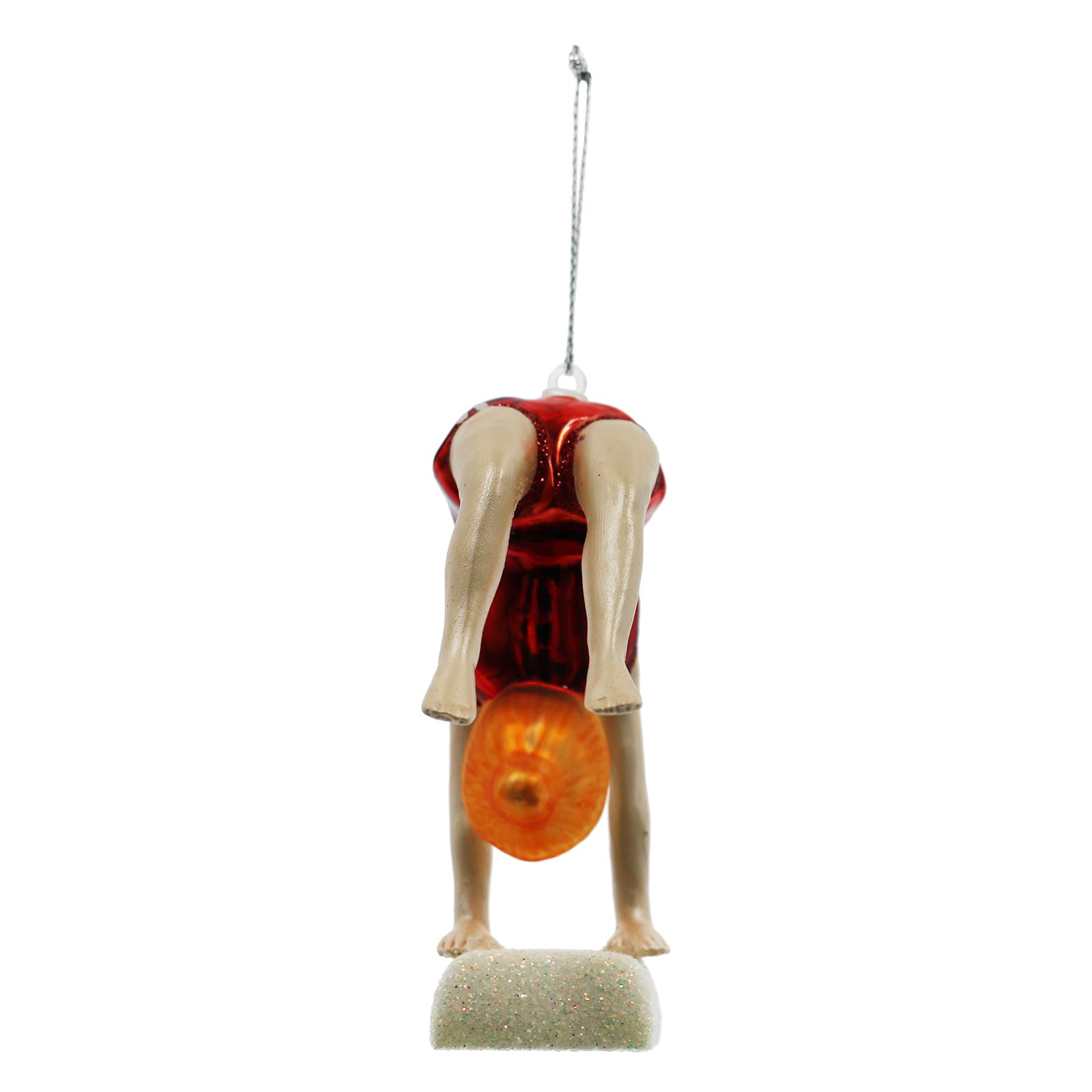 4&#x22; Gymnastics Girl Glass Ornament by Ashland&#xAE;