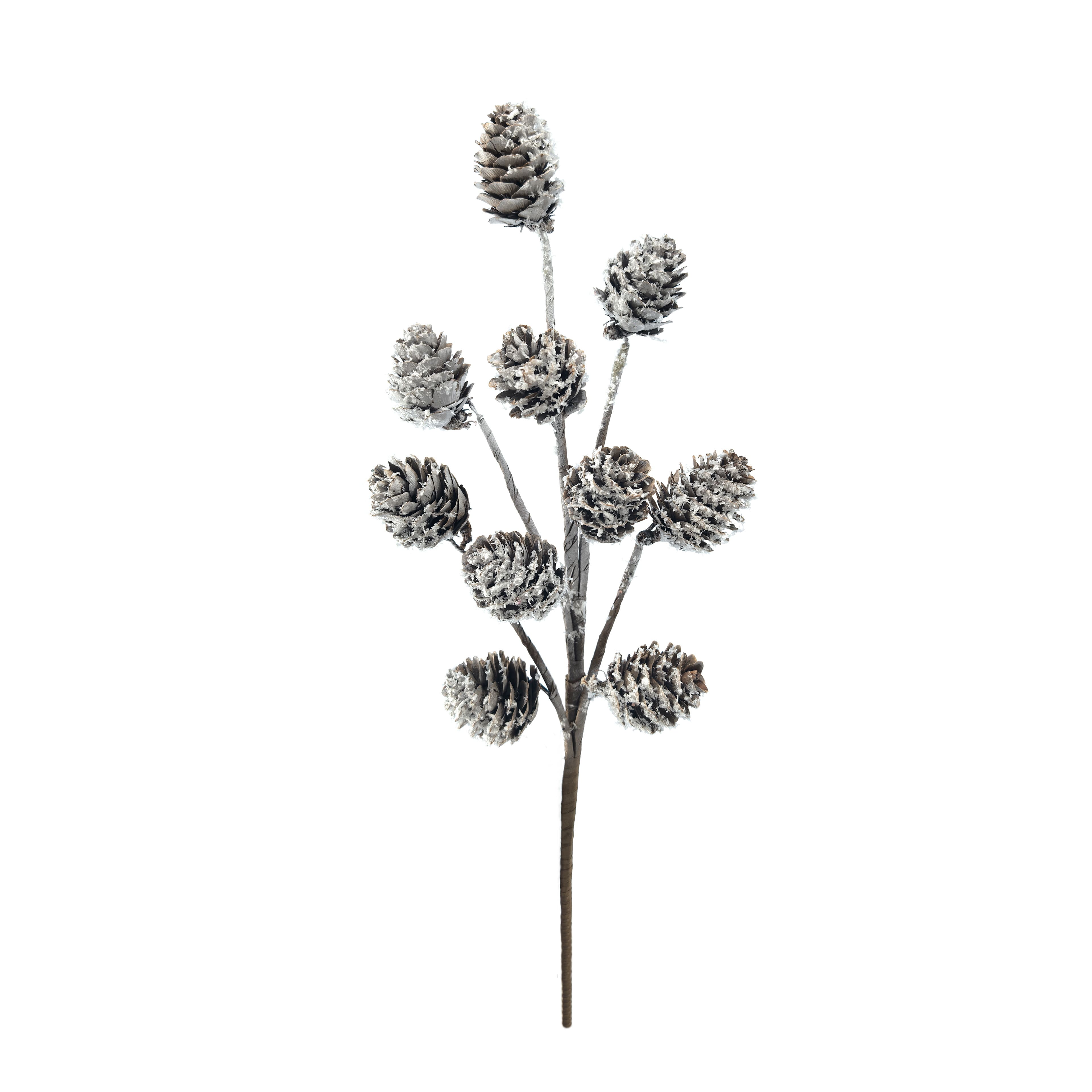 12" Snowy Pinecone Pick by Ashland®