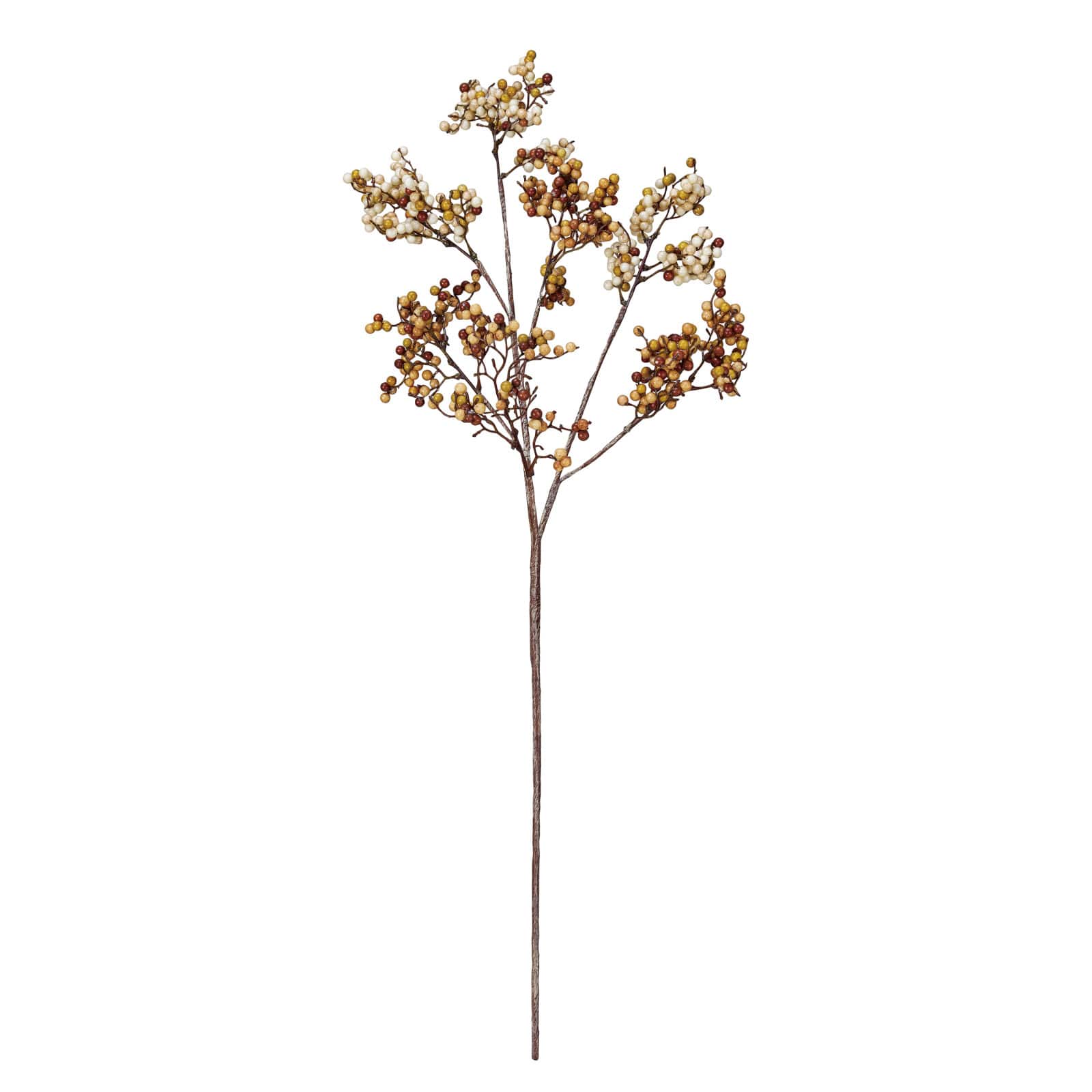 Hello Honey® 38.25" Cream & Tan Faux Berry Stem