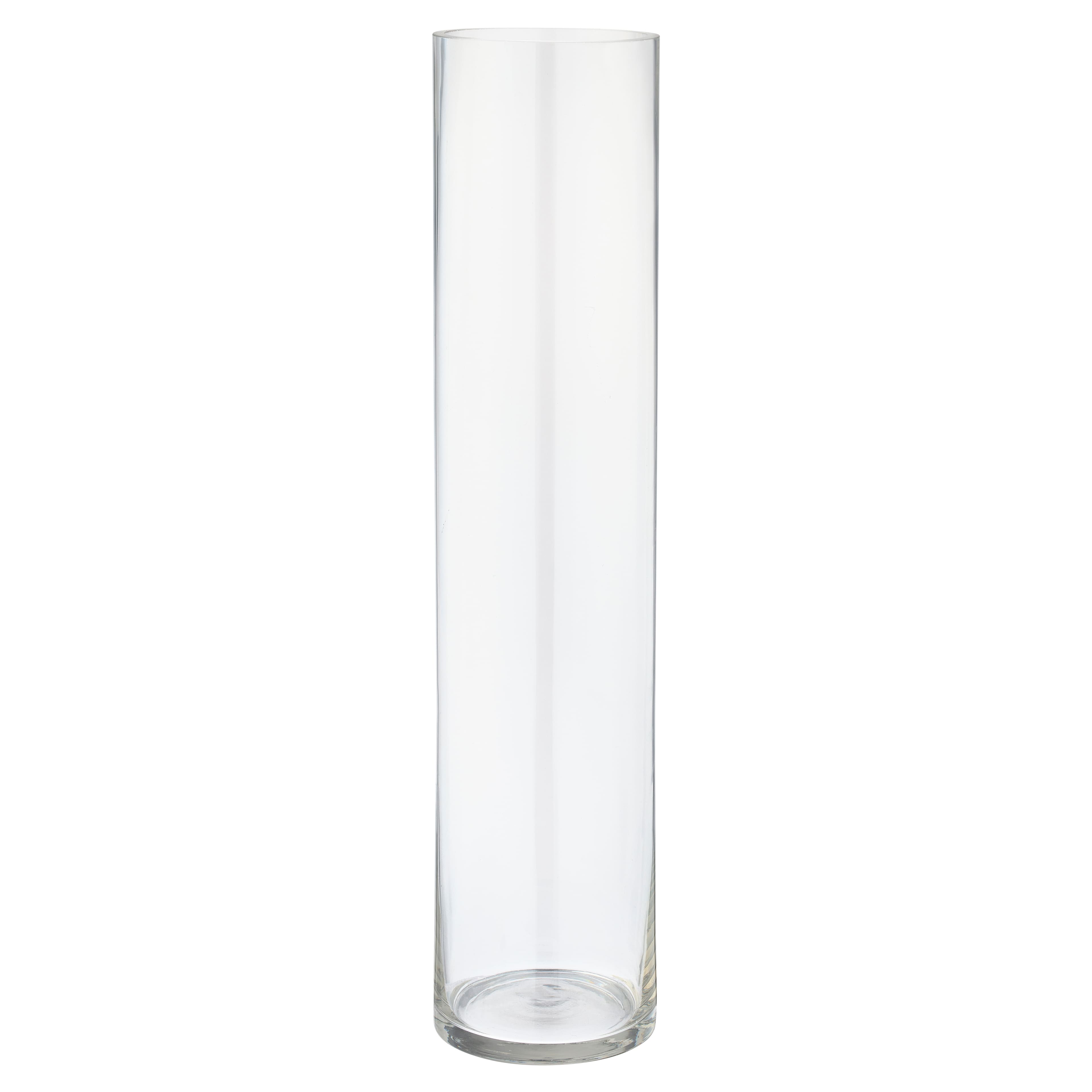 18&#x22; Clear Glass Cylinder Vase by Ashland&#xAE;