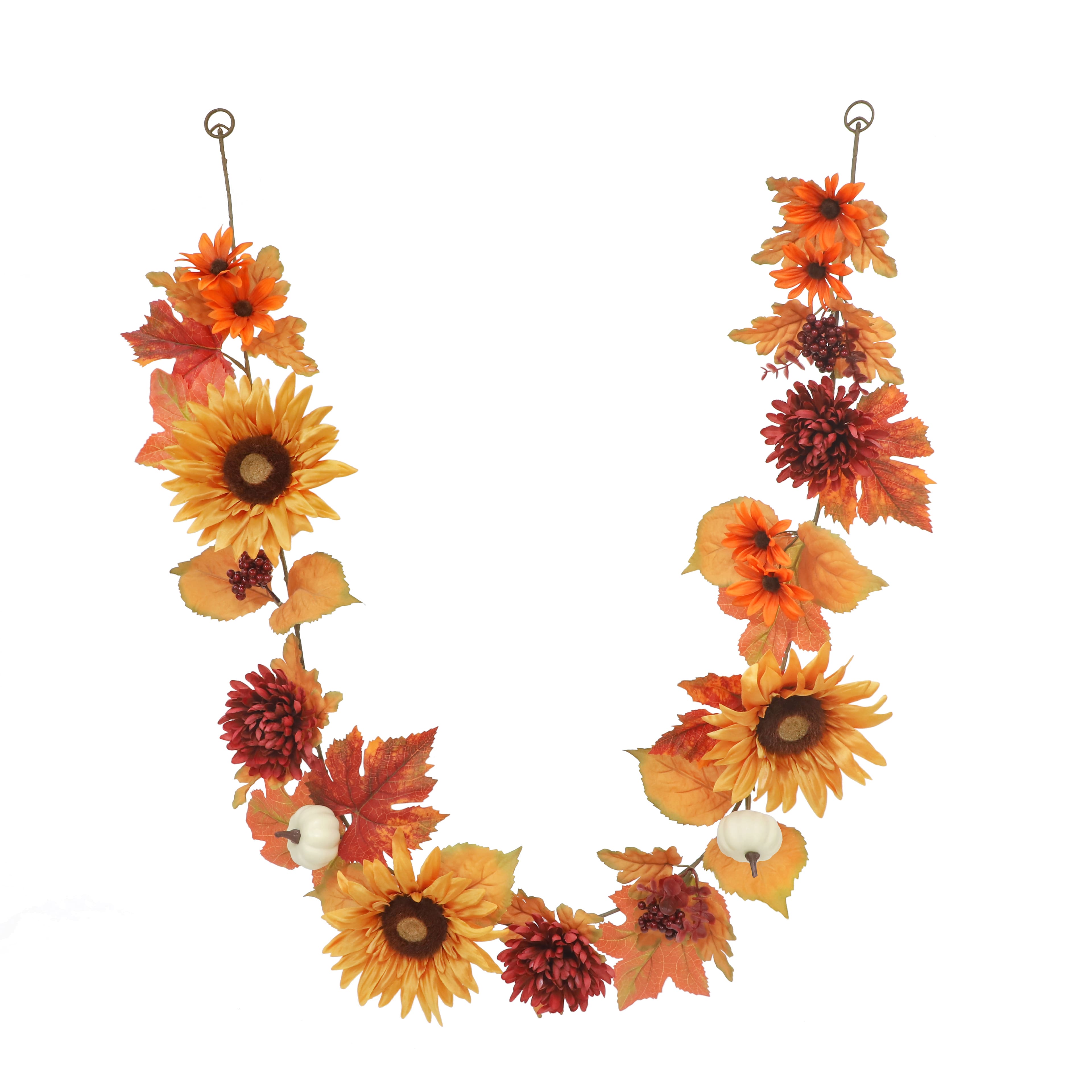 6ft. Orange Sunflower &#x26; Pumpkin Garland by Ashland&#xAE;