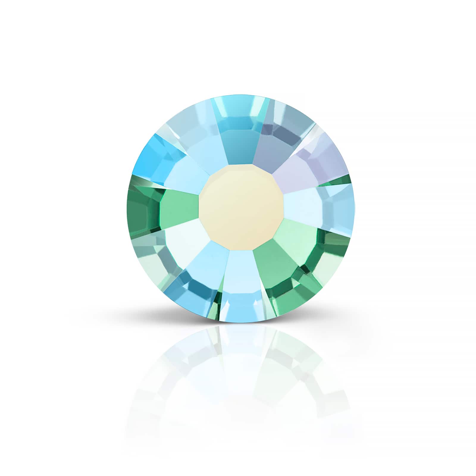 Preciosa MAXIMA SS20 Aurora Borealis Flatback Czech Crystals, 144ct.