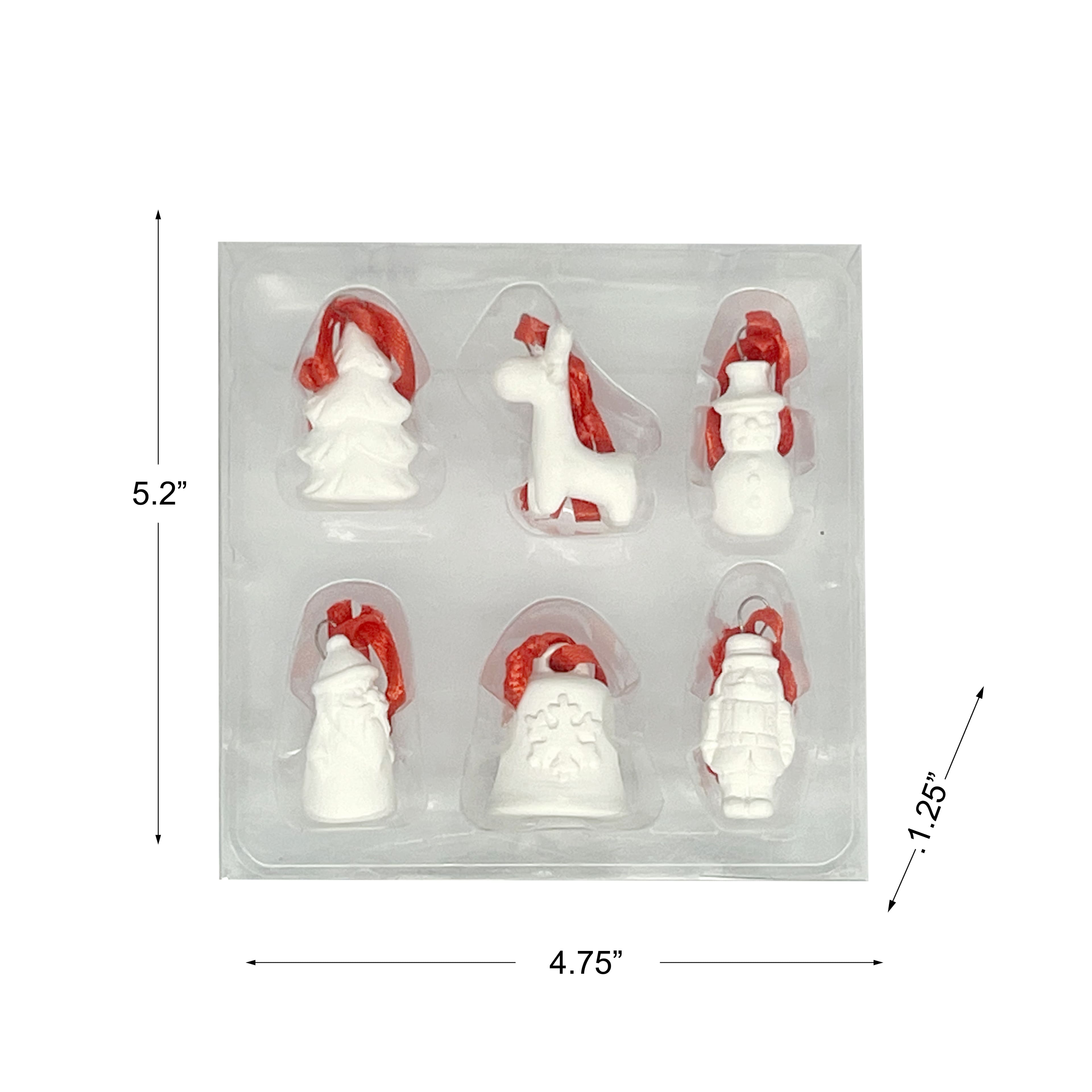 Christmas DIY Mini Ceramic Ornament Set by Make Market&#xAE;