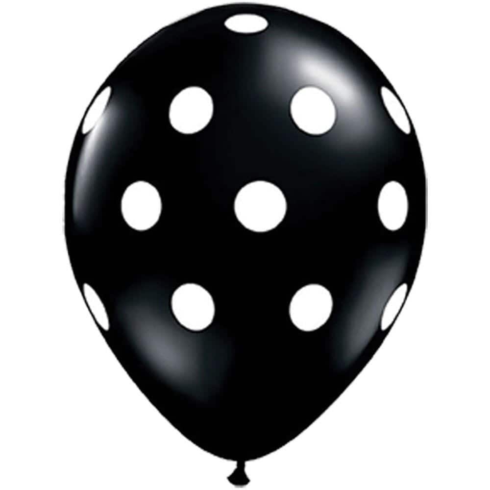 JAM Paper 12&#x22; Polka Dot Latex Party Balloons, 12ct.