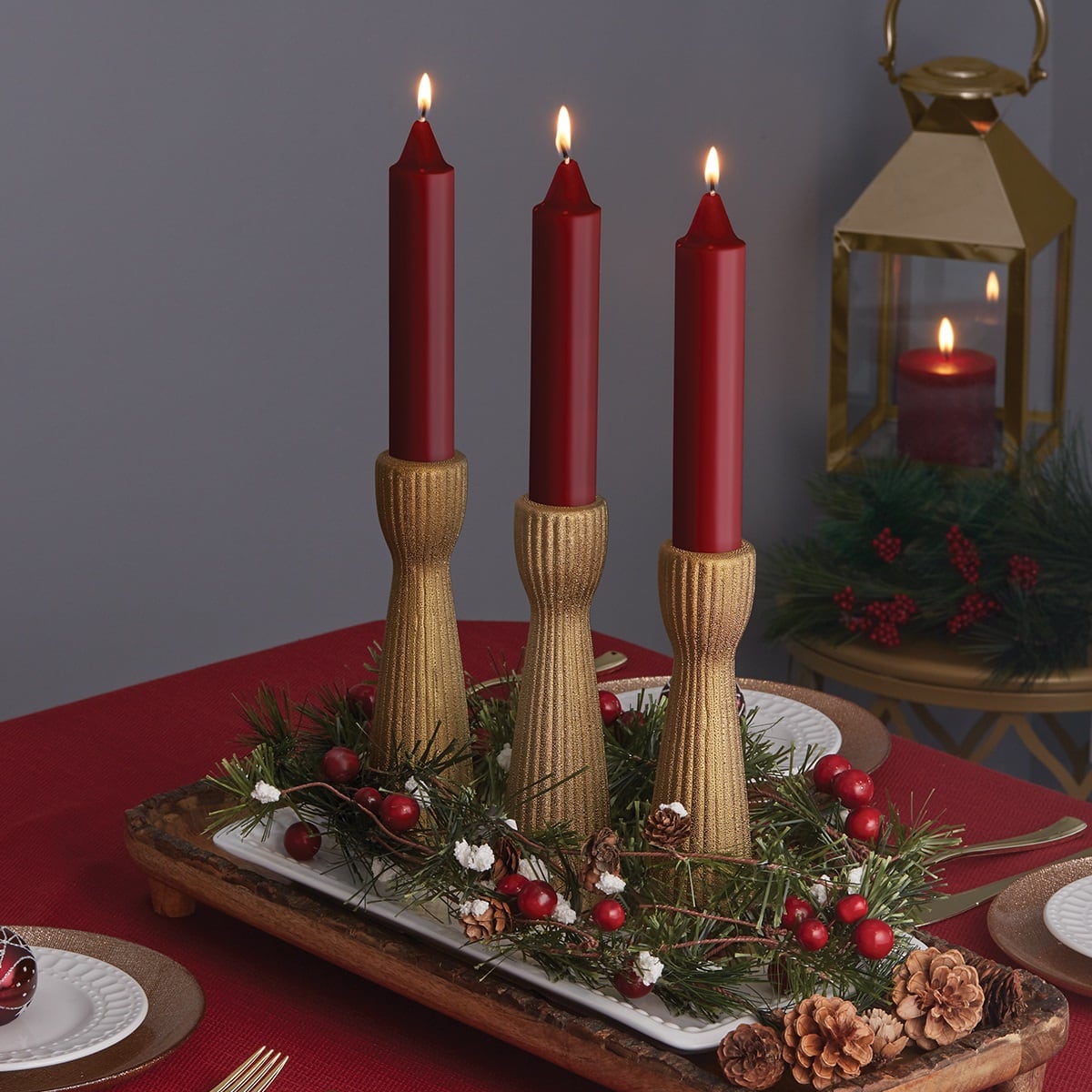 Root Candles 7" Unscented Smooth Collenette Taper Candles, 4ct.