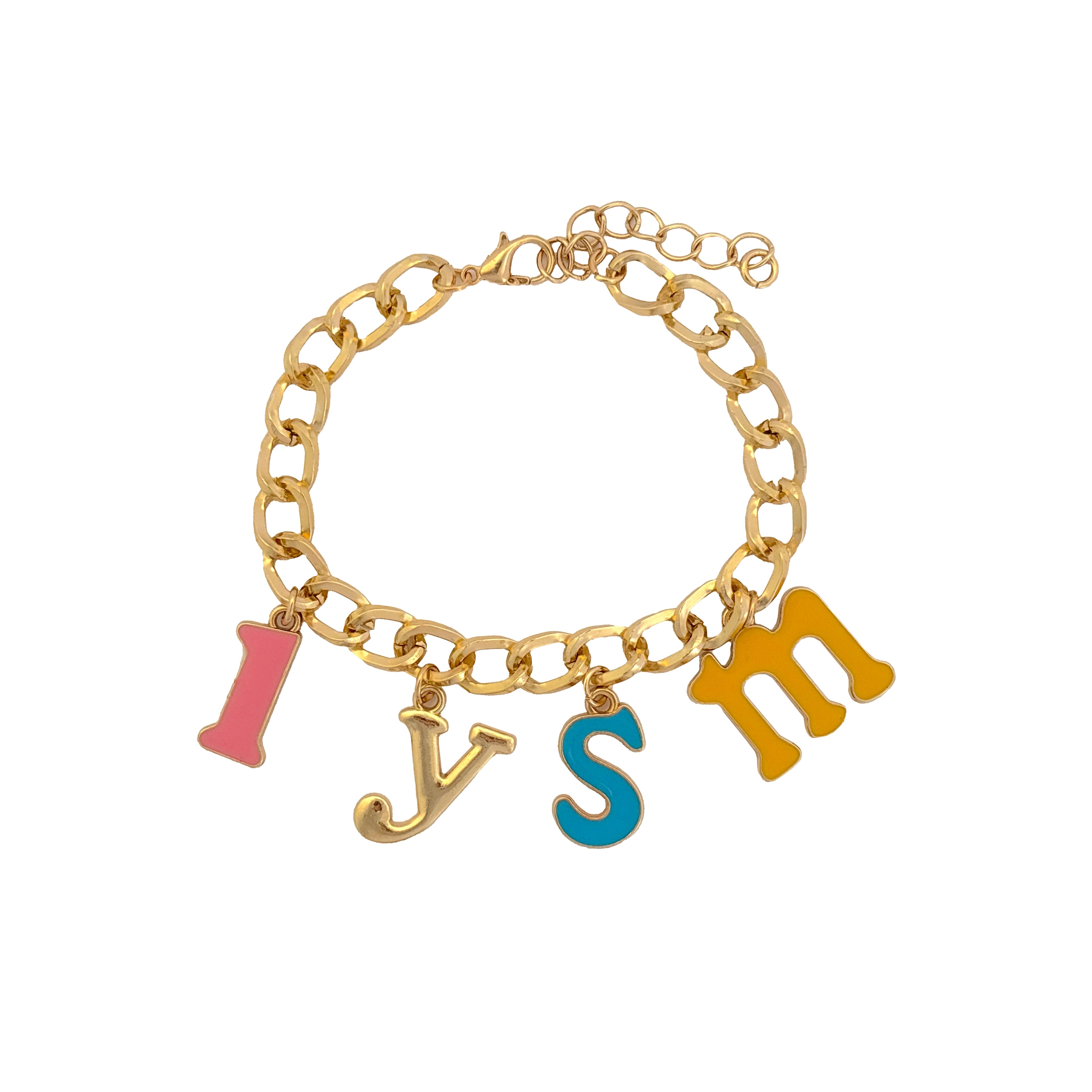 Blue Moon Studio&#x2122; Multicolor Alphabet Charm Set