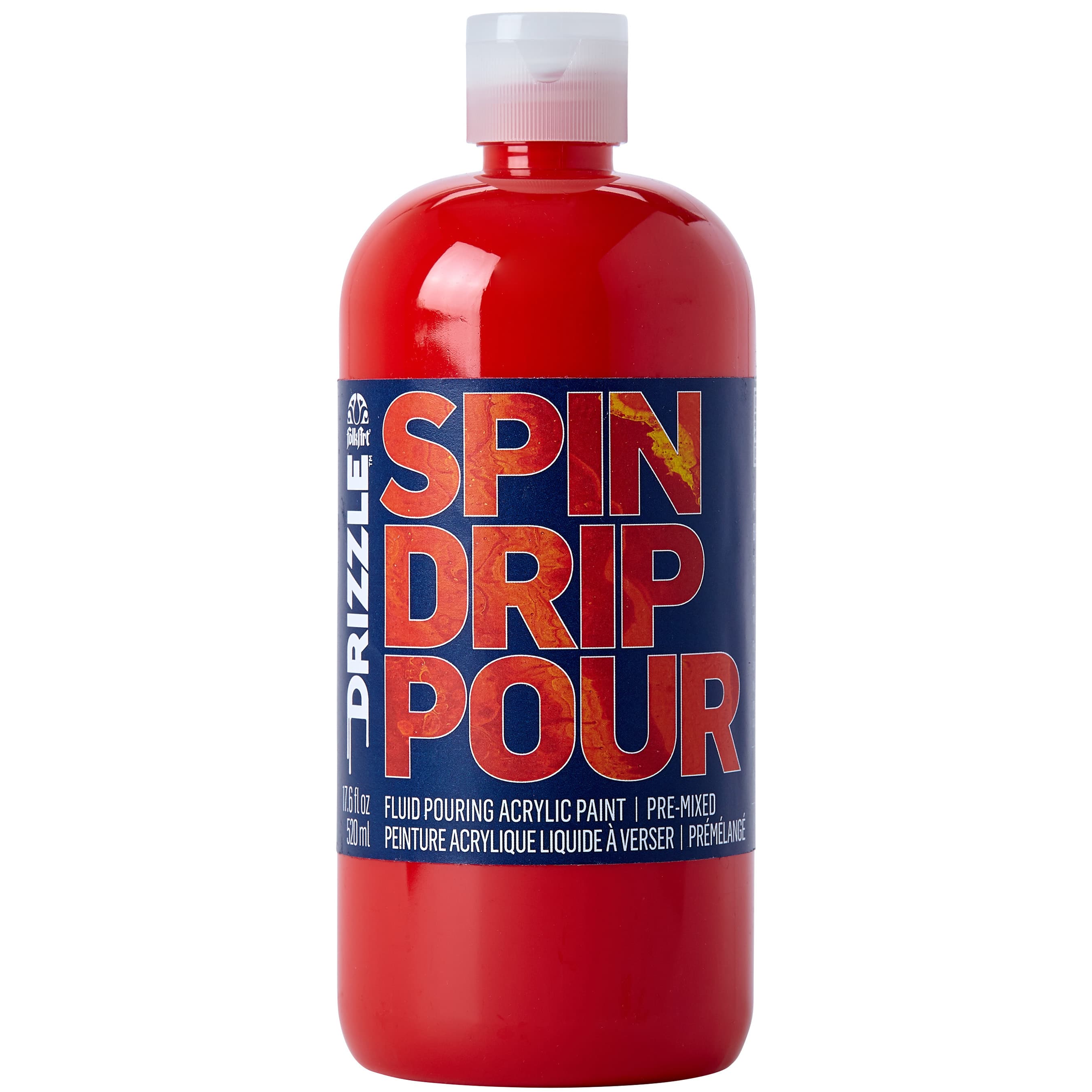 6 Pack: FolkArt® Drizzle™ Pre-Mixed Fluid Pouring Acrylic Paint, 17.6oz.