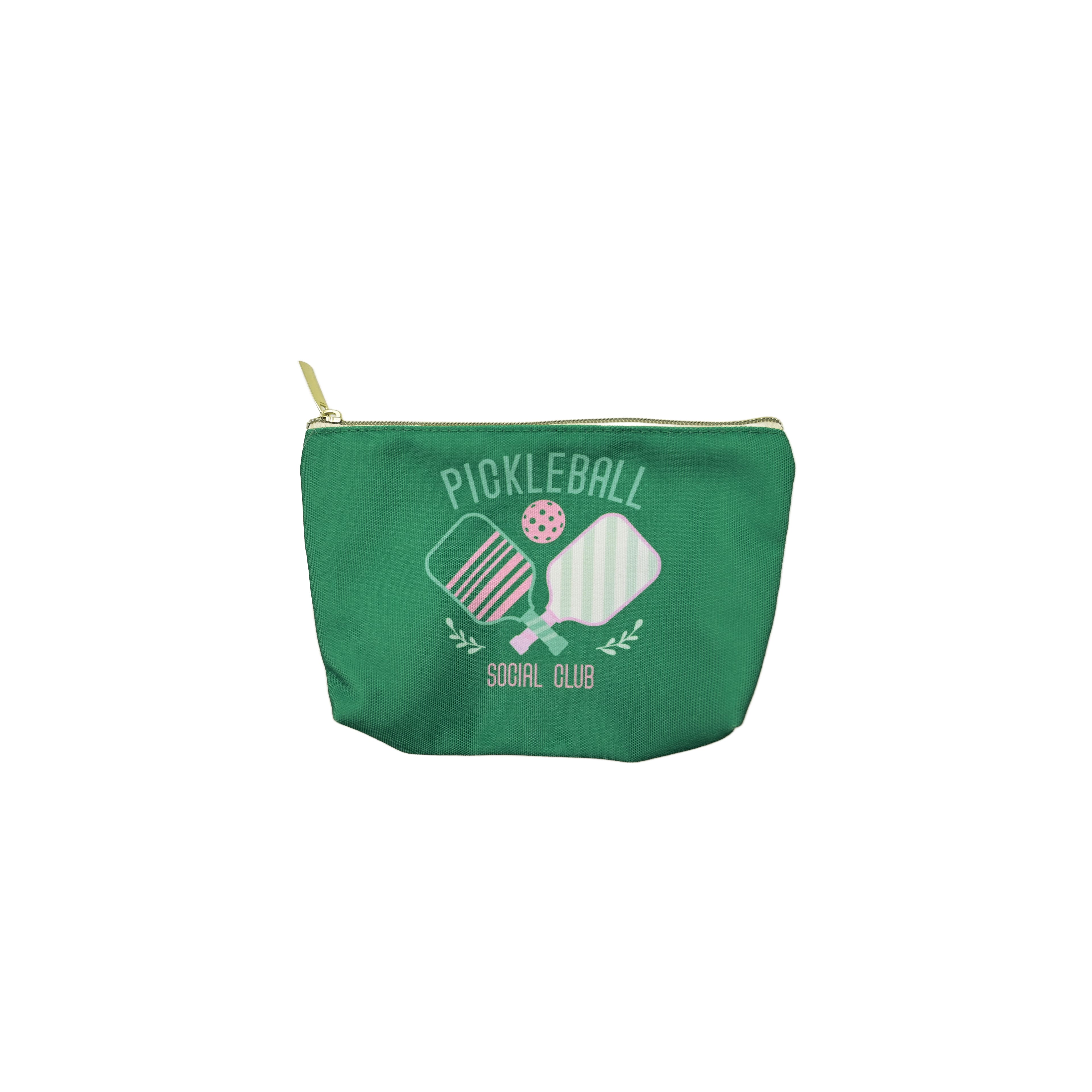 Assorted 7.25" x 5" Pickleball Cosmetic Pouch, 1pc. by Fab Finds