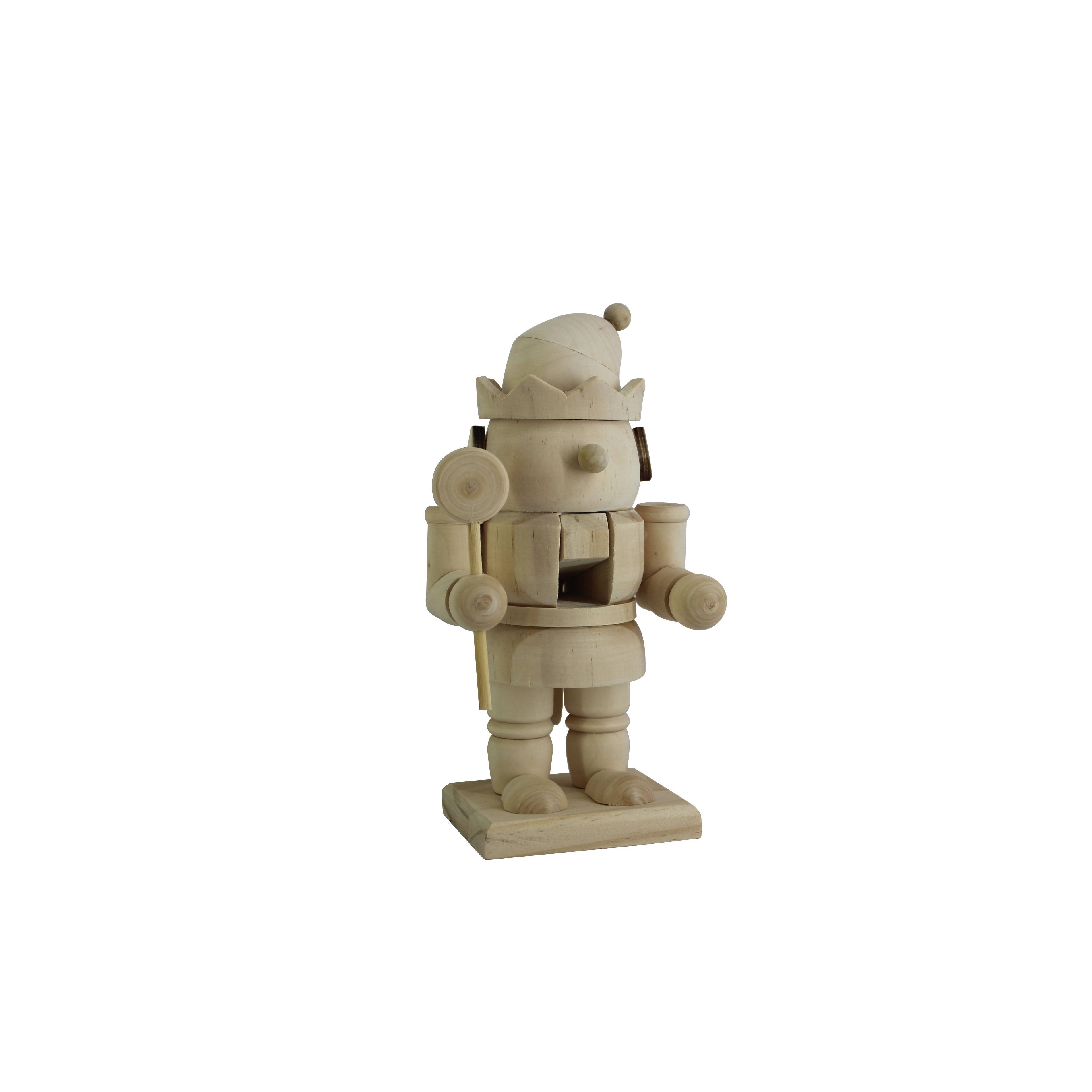7&#x22; Christmas Elf with Lollipop DIY Pinewood Nutcracker by Make Market&#xAE;