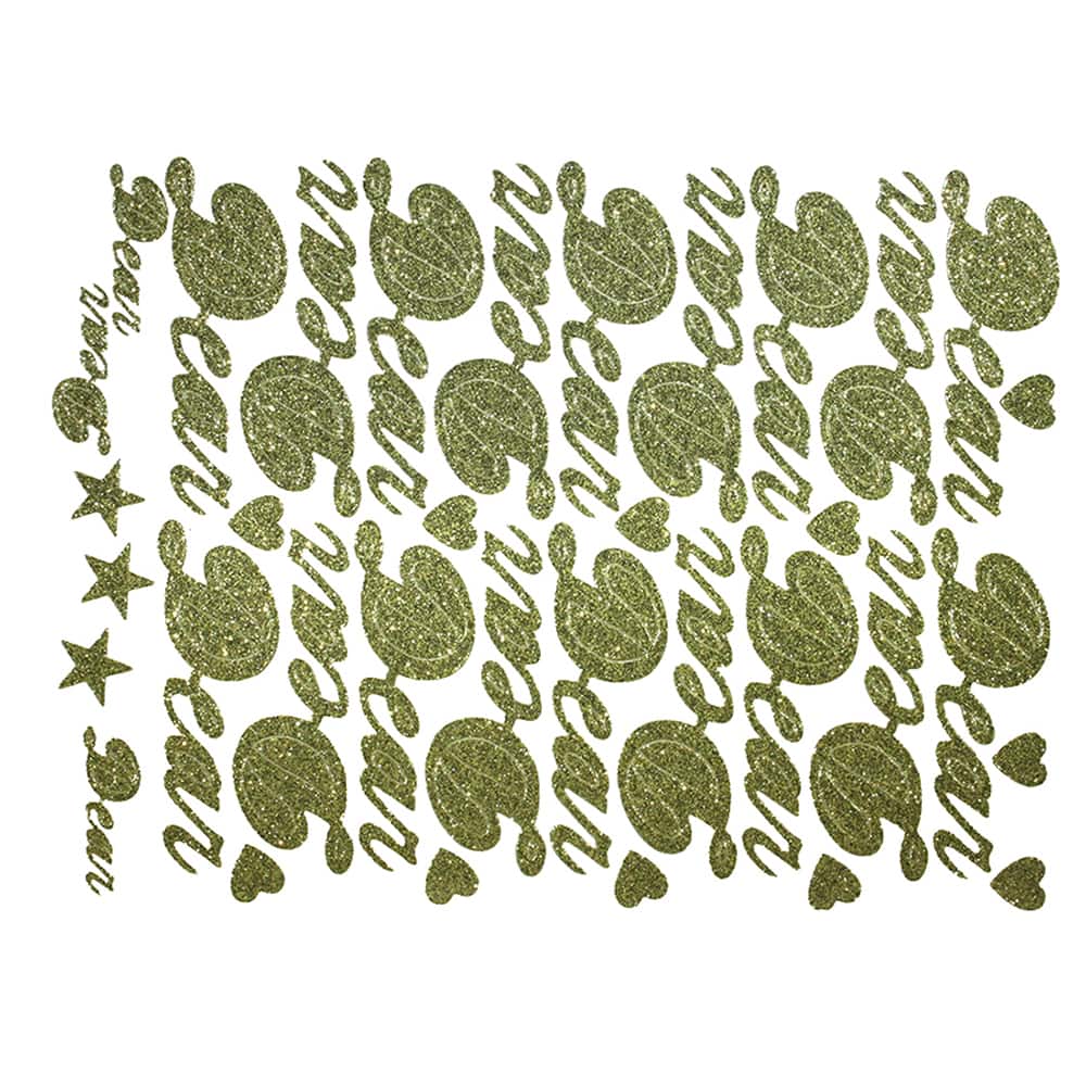 JAM Paper Dear Gold Standard Script Stickers