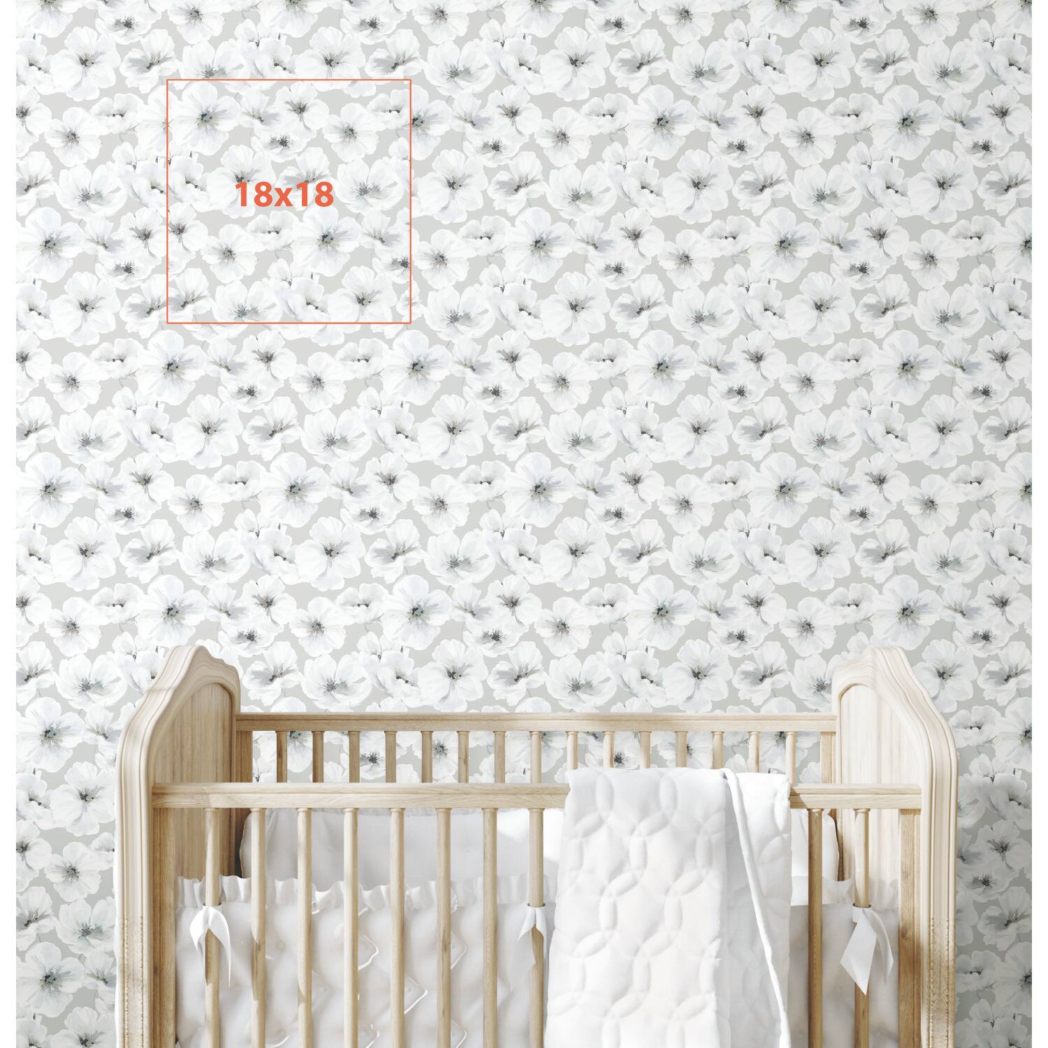RoomMates Tamara Day Hawthorn Blossom Peel &#x26; Stick Wallpaper