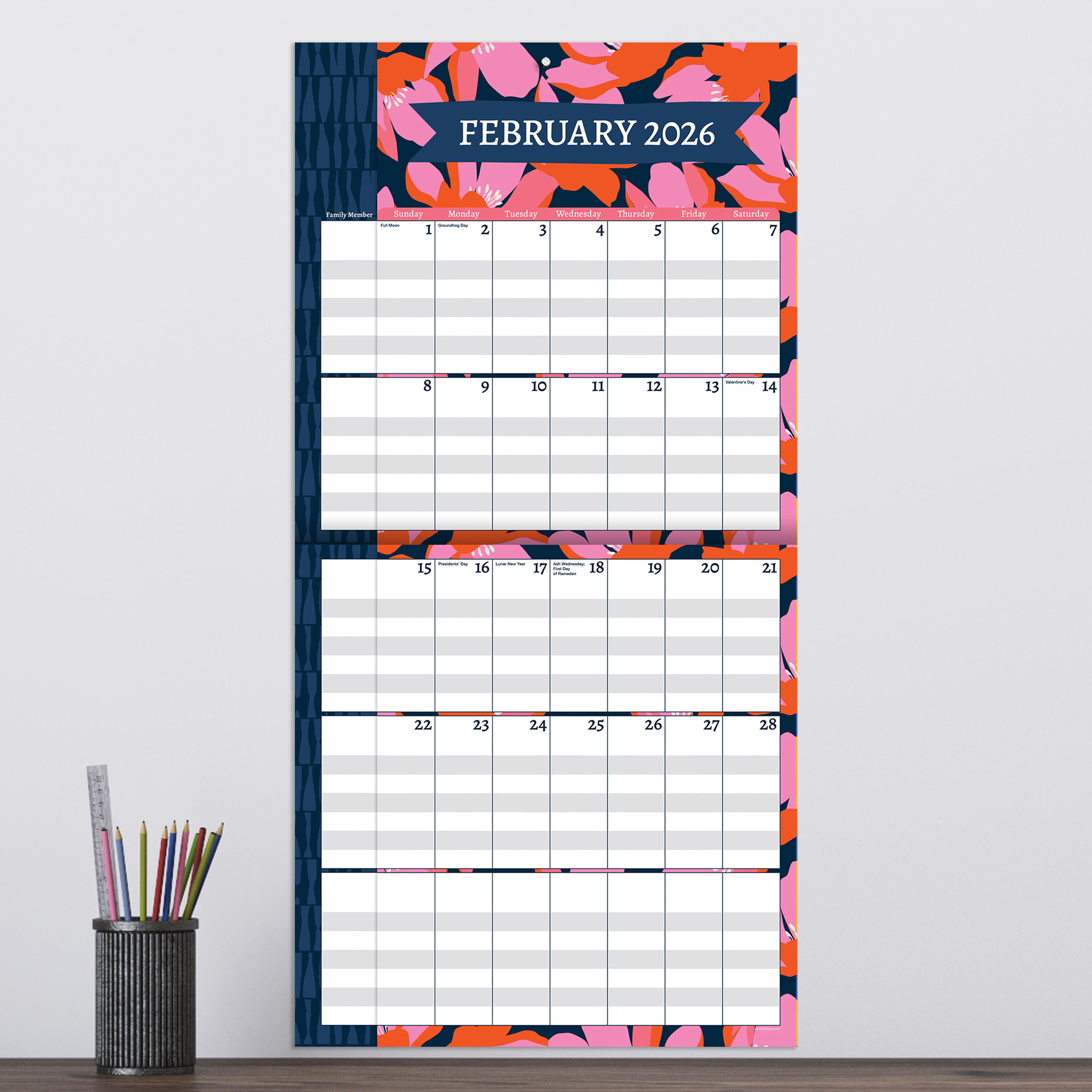 2026 Mom&#x27;s Manager Wall Calendar