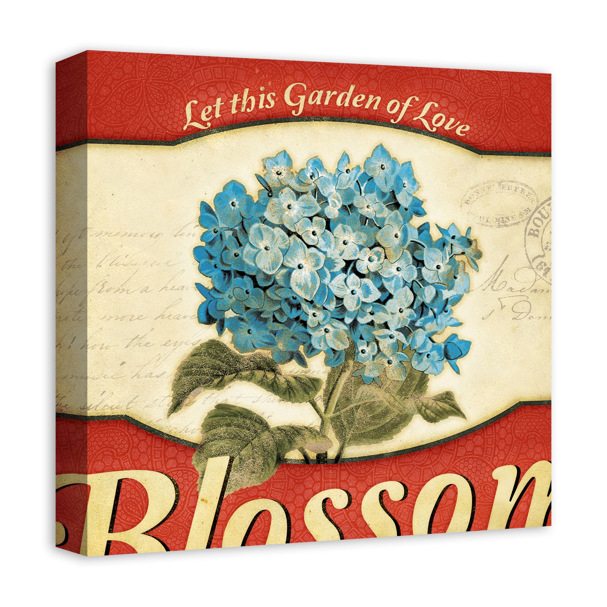 Let It Blossom 16" x 16" Canvas Wall Art